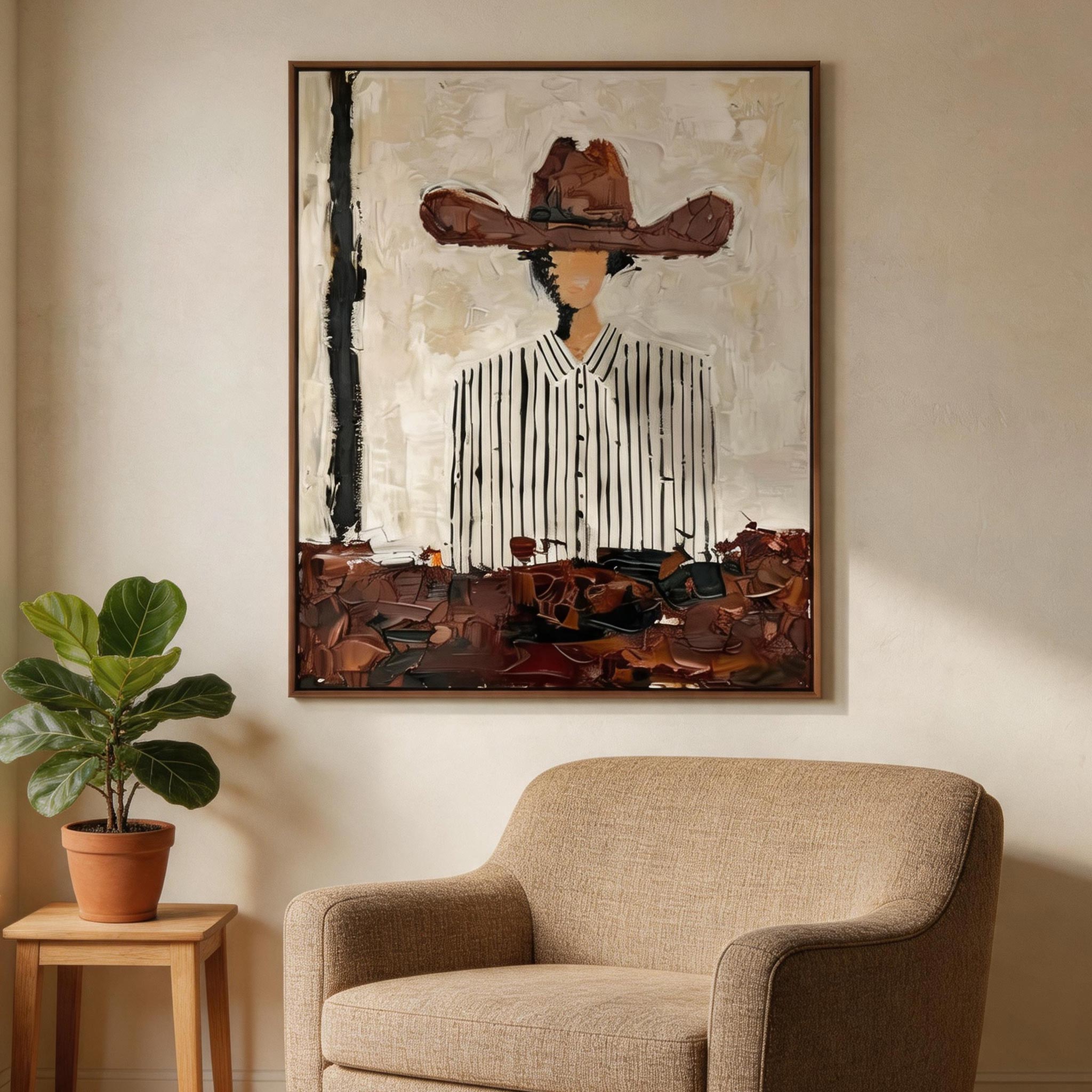 Vintage Americana Art | Myth of the Range MR001