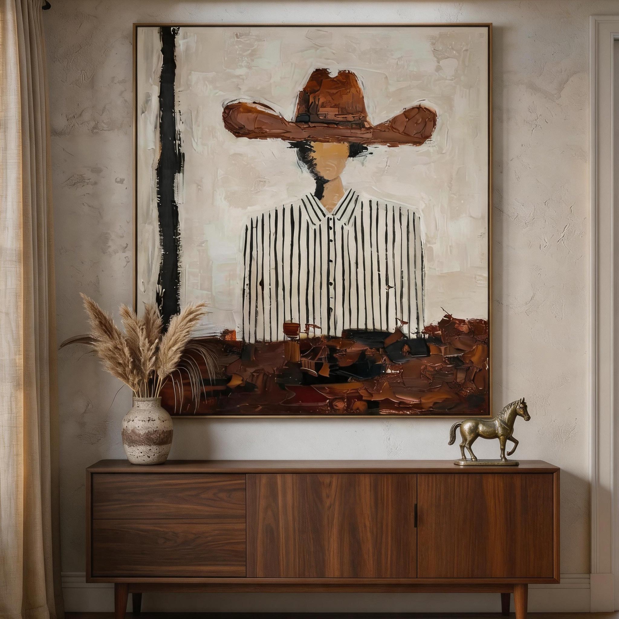 Vintage Americana Art | Myth of the Range MR001
