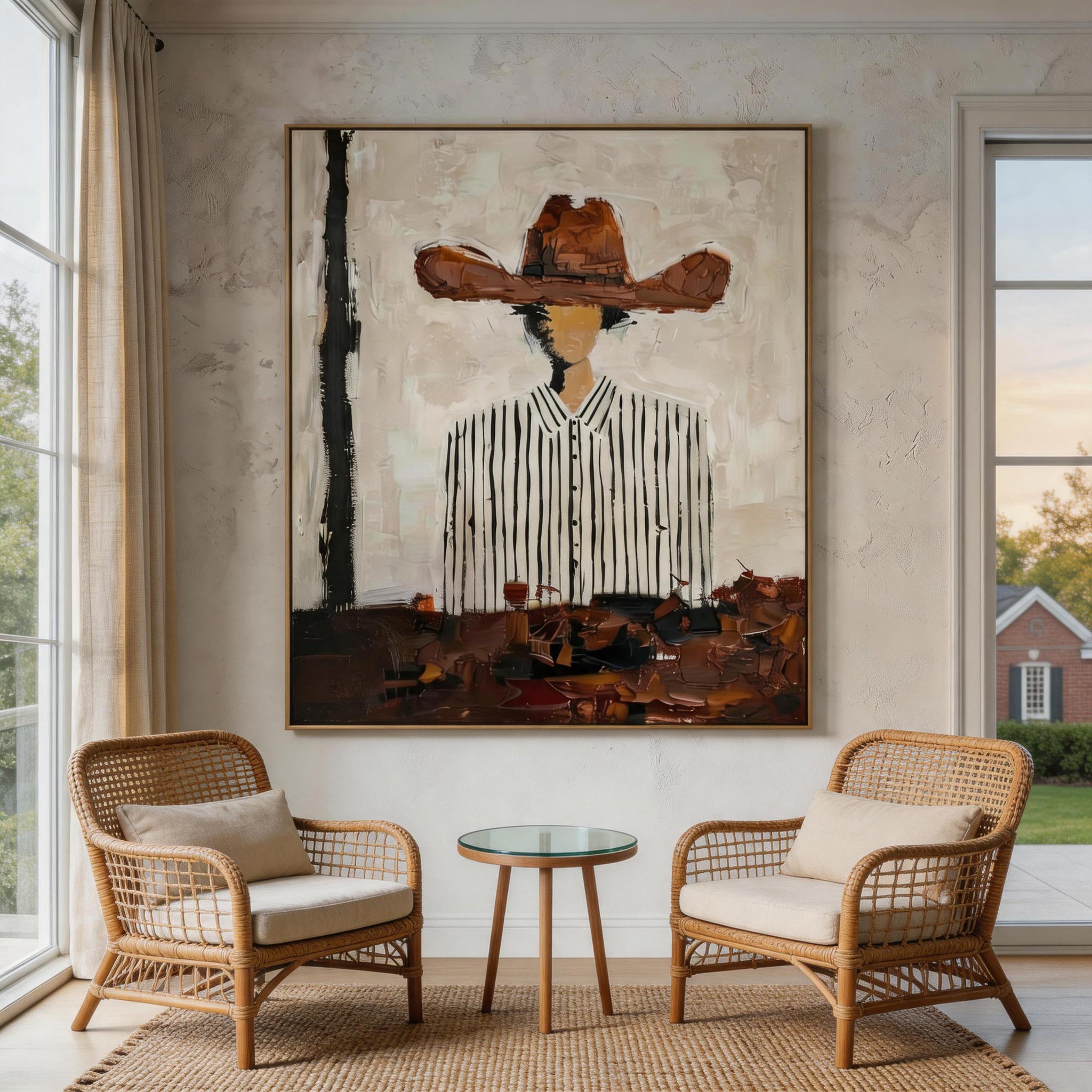 Vintage Americana Art | Myth of the Range MR001