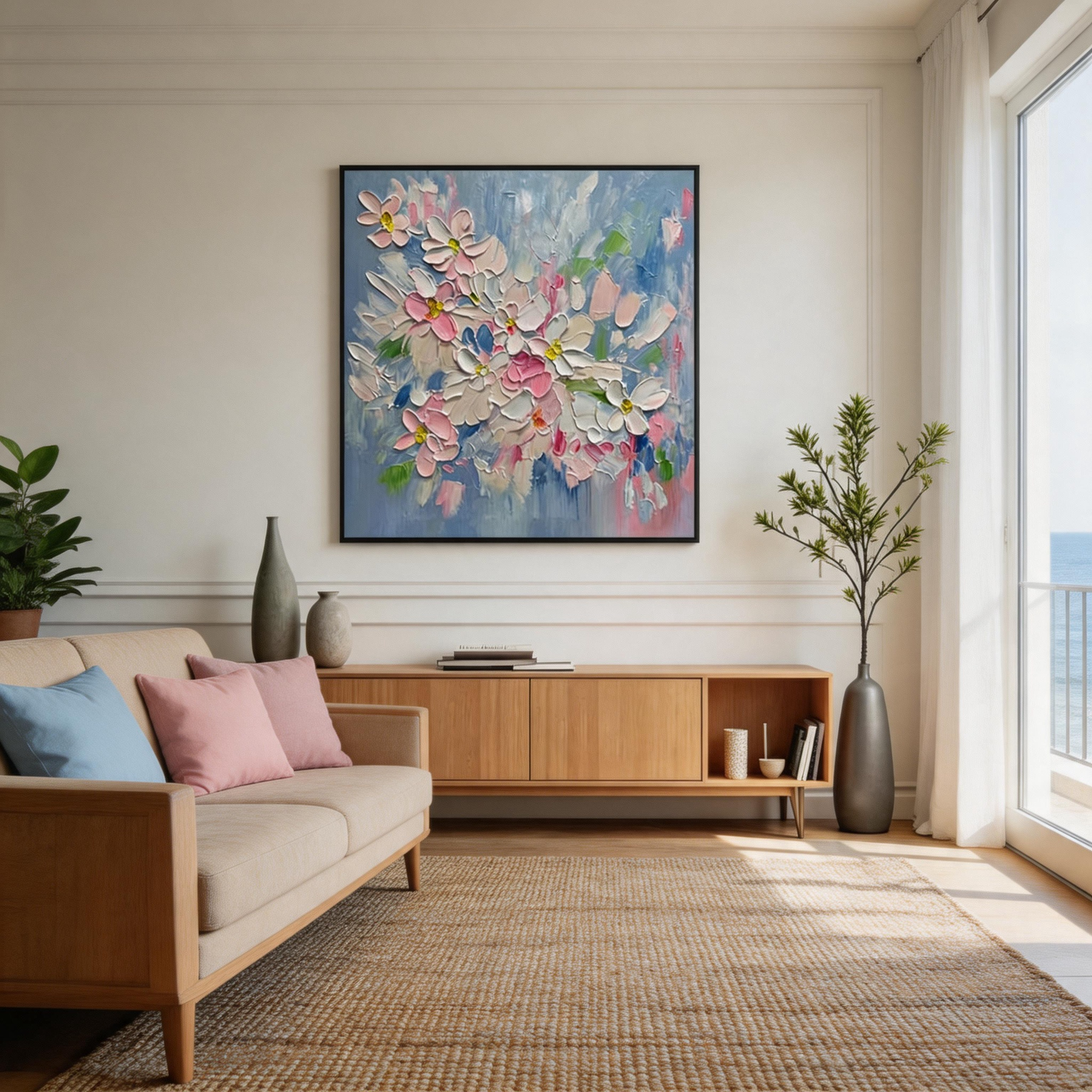 Pastel Blossom Wall Art #FL019