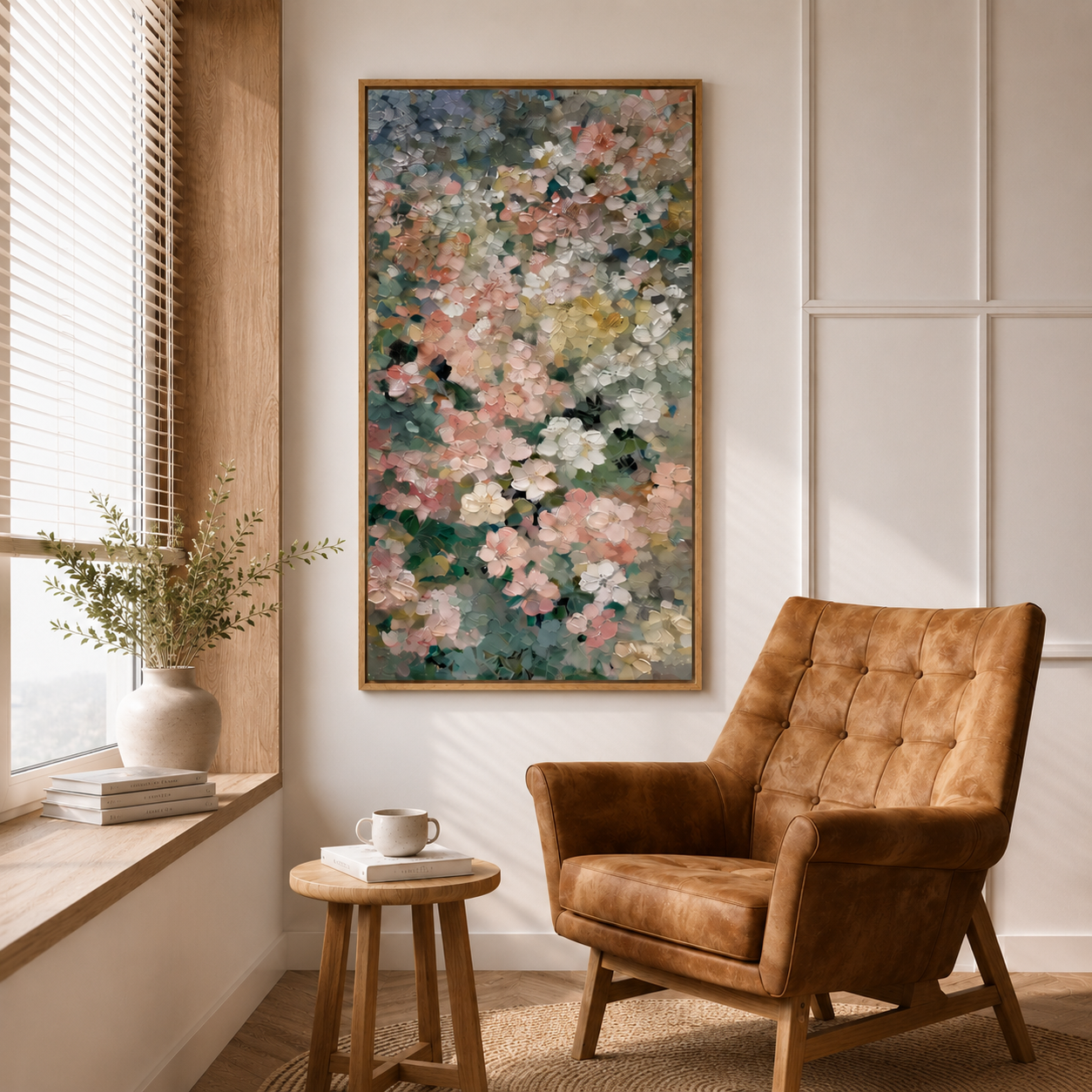 Blush Floral Dream Wall Art #FL016