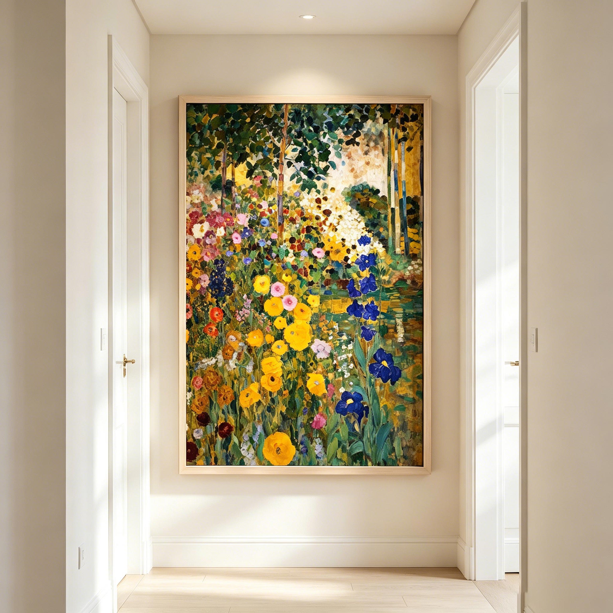 Impressionist Garden Bloom Wall Art #FL009
