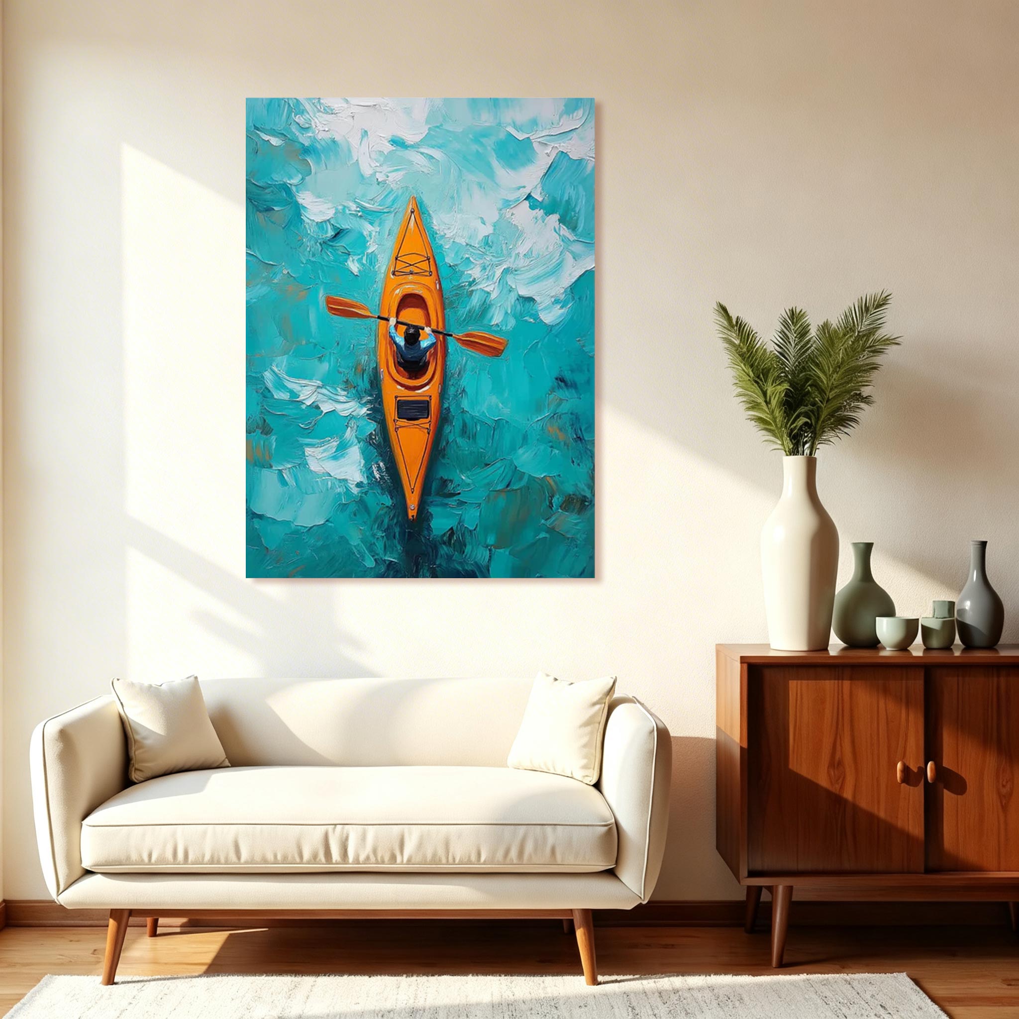 Coastal Adventure Canvas Painting #CP001