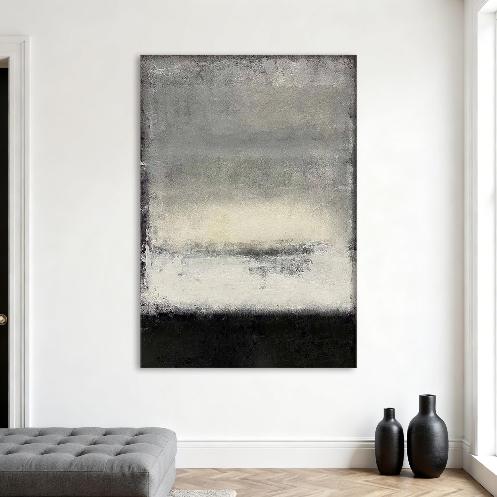Minimalist Neutral Abstract Wall Art MA010