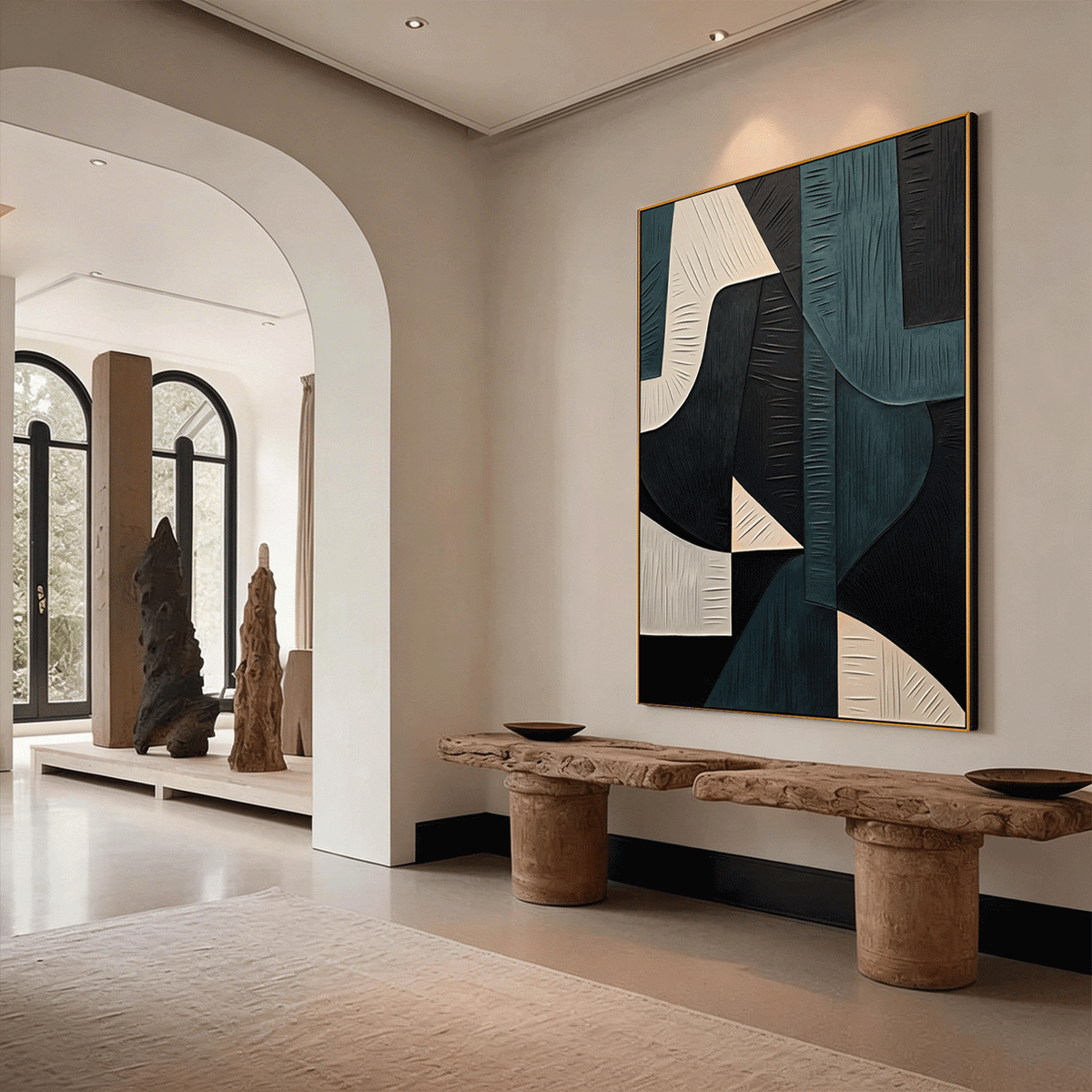 Wabi Sabi Abstract Wall Art #WS022