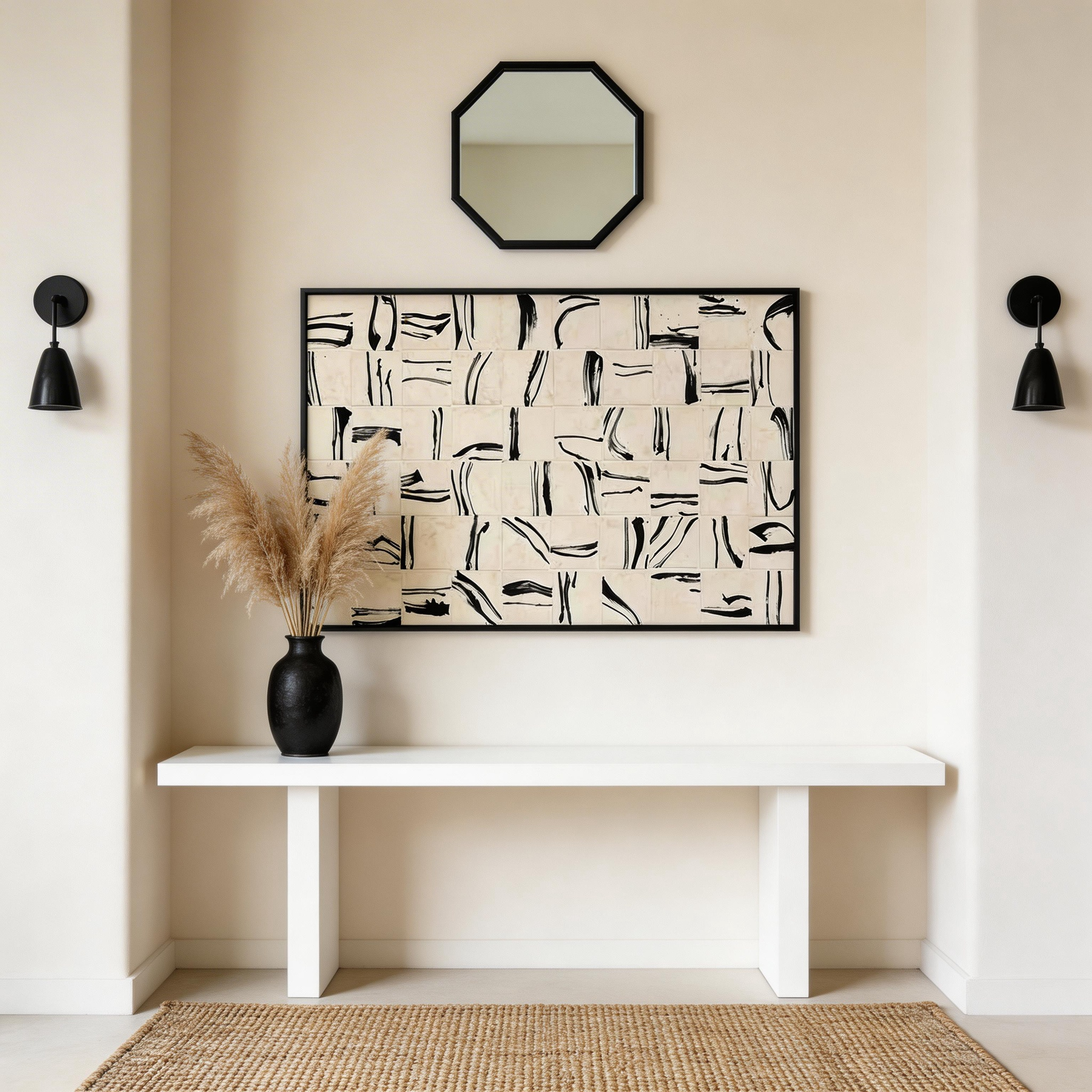 Minimalist Abstract Canvas Wall Art #MA016