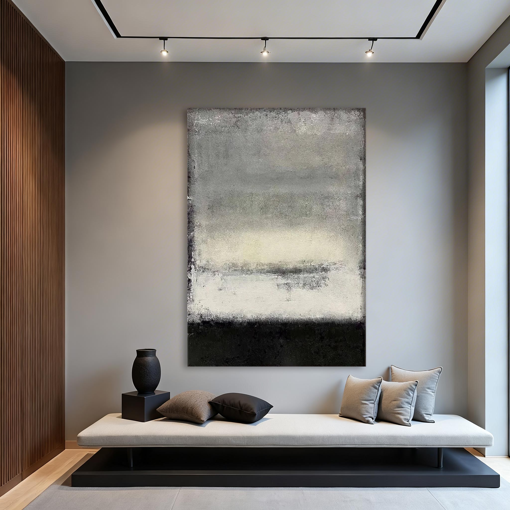 Minimalist Neutral Abstract Wall Art MA010