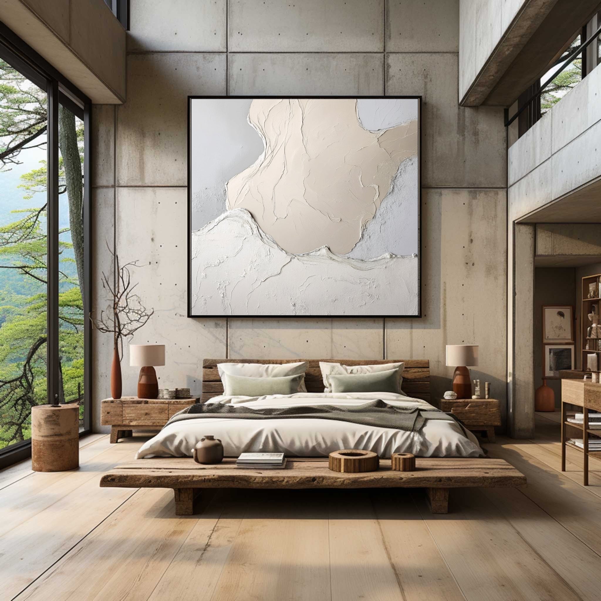 Abstract Art With Gold Accents Painting #AB002