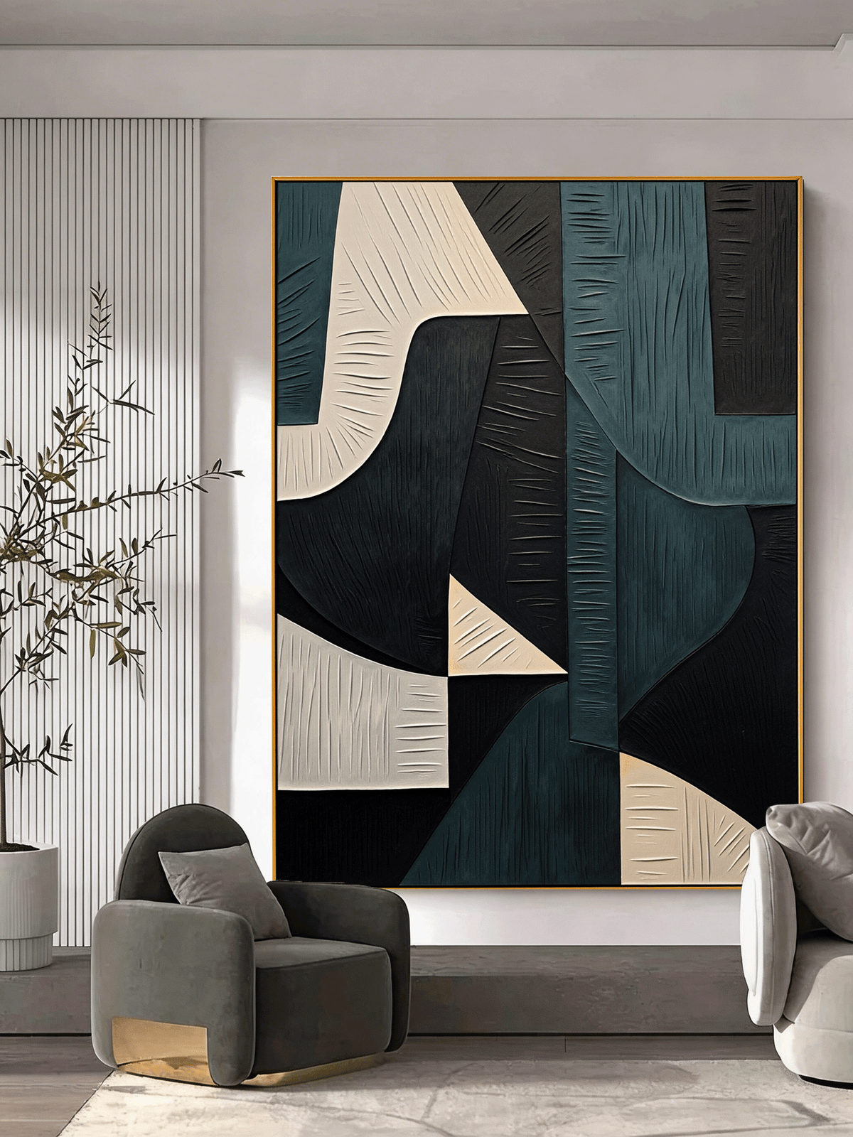Wabi Sabi Abstract Wall Art #WS022