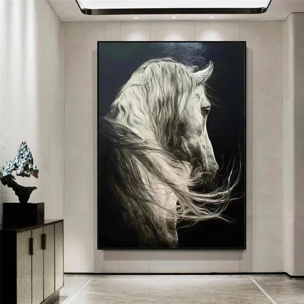 Abstract Animal Art Horse Wall Art #AT002