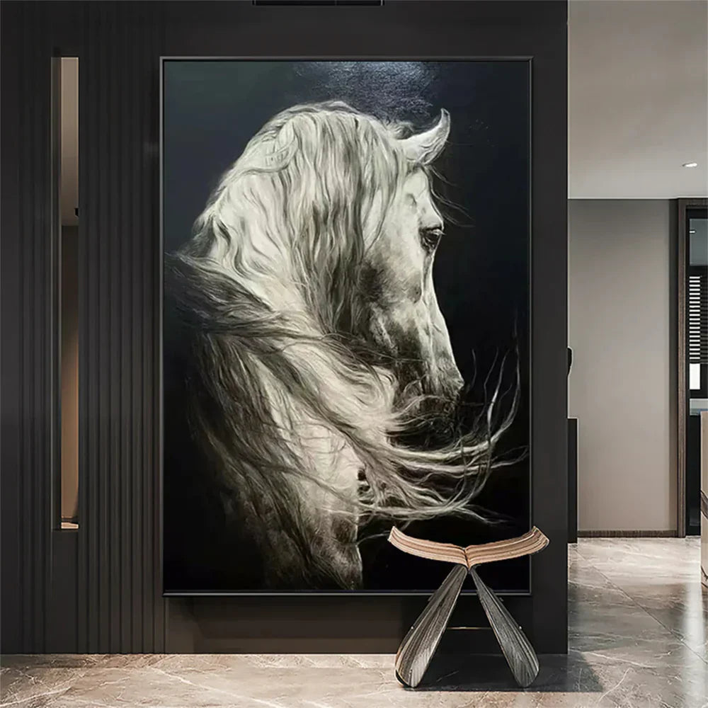 Abstract Animal Art Horse Wall Art #AT002