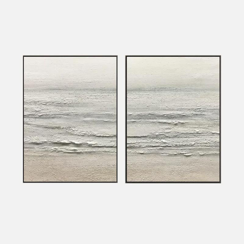 Minimalist Ocean Canvas Wall Art Set of 2 #CP005