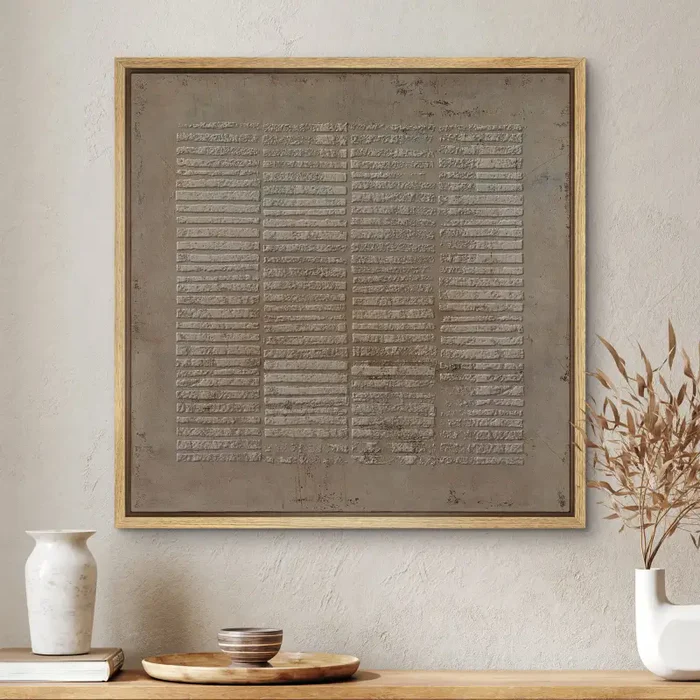 Wabi Sabi Abstract Textured Painting #WS016