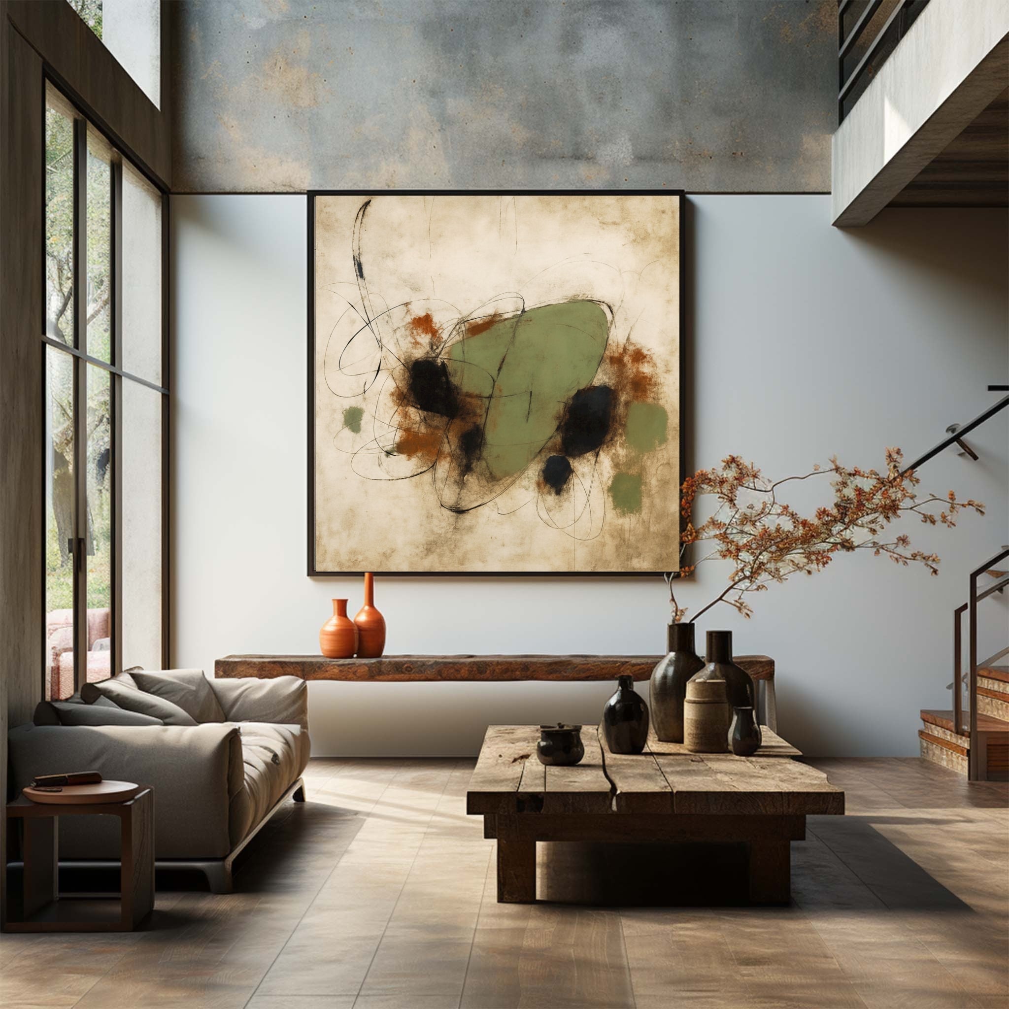 Wabi Sabi Abstract Painting #WS012