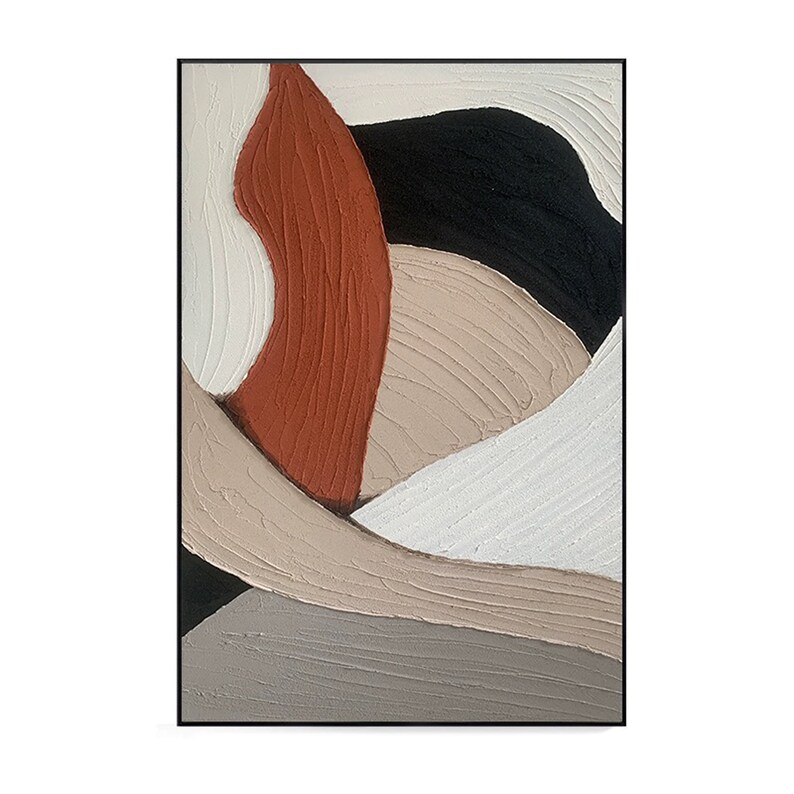 Neutral Abstract Canvas Wall Art #CP013