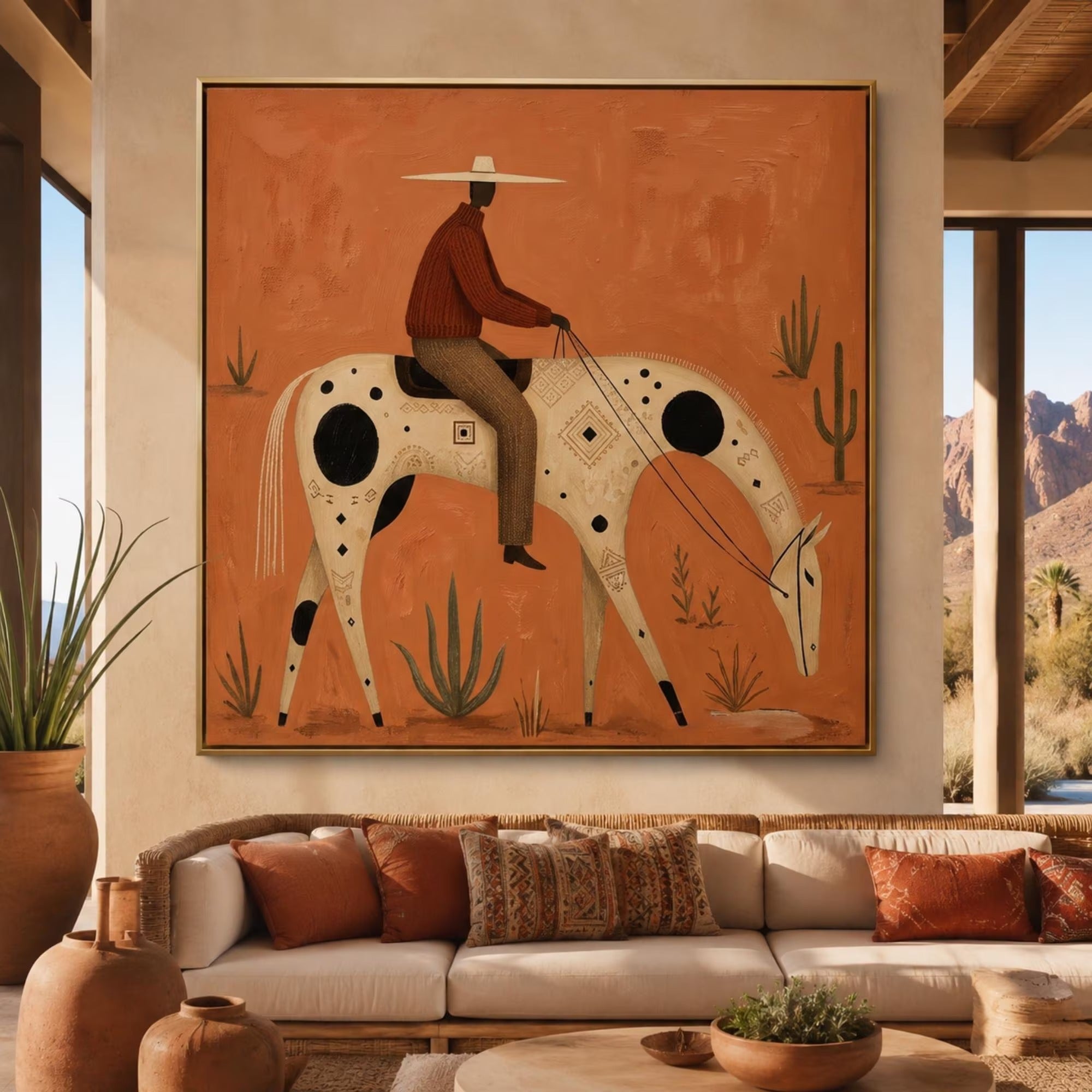 Desert Rider in Clay Tones