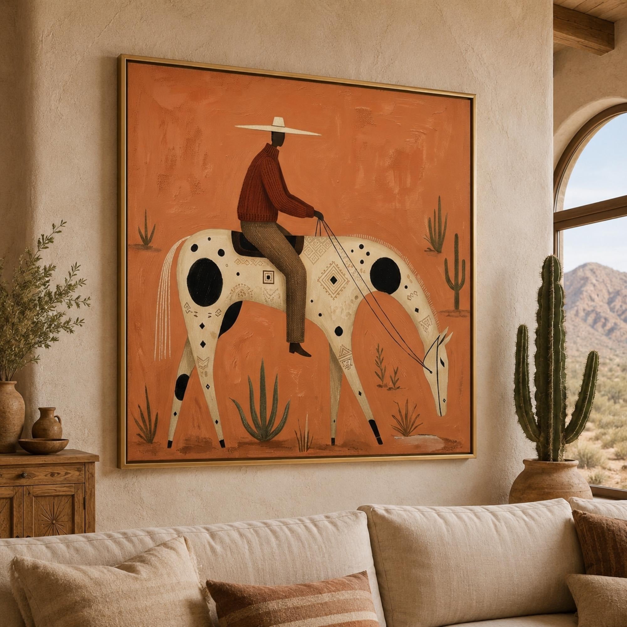 Desert Rider in Clay Tones