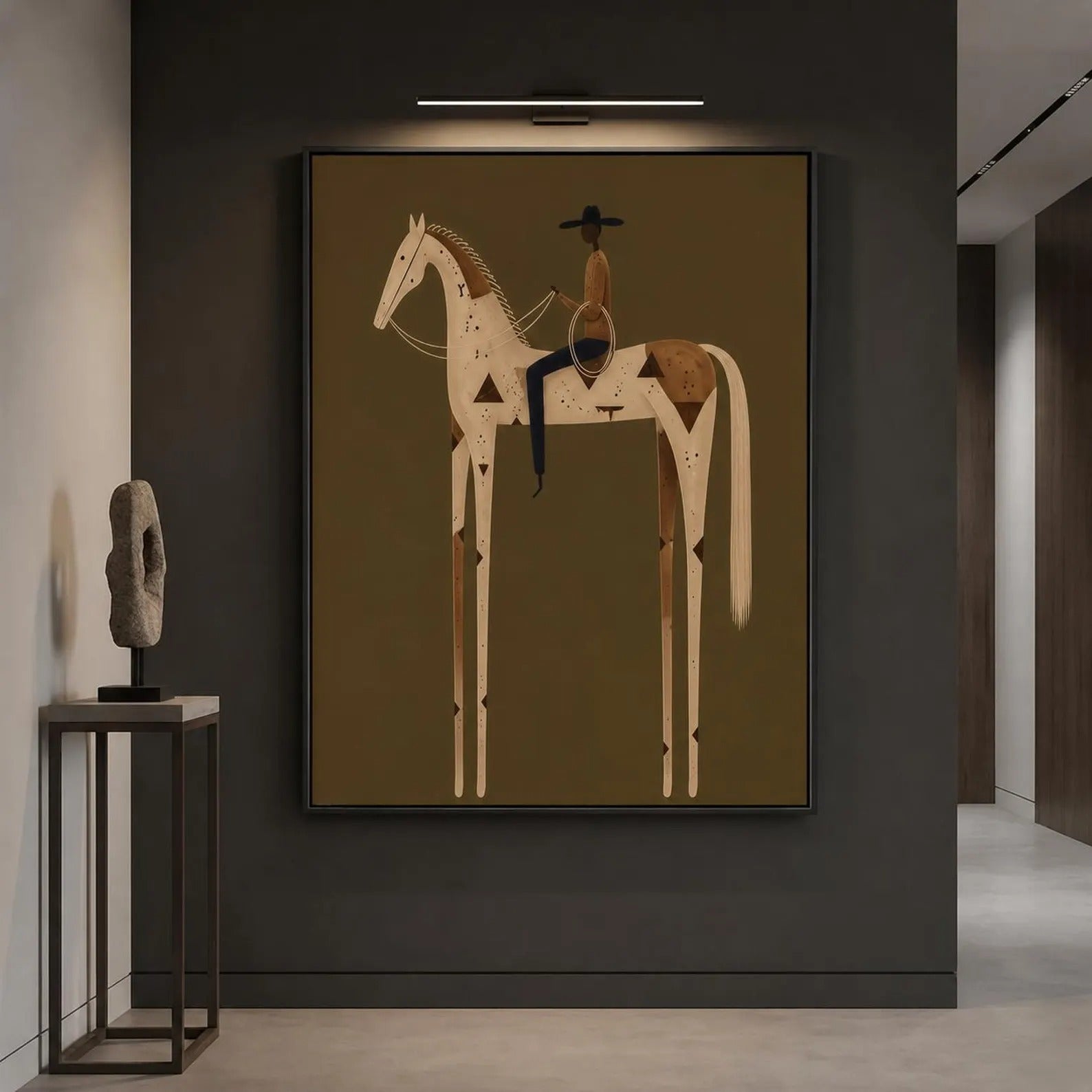 Modern Western Horse Wall Art #WW006