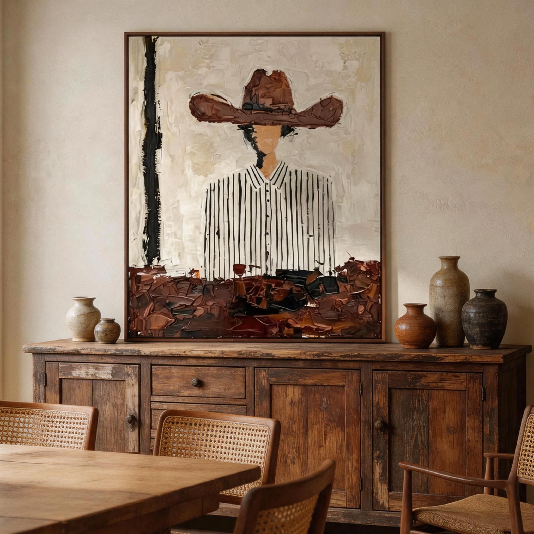 Vintage Americana Art | Myth of the Range MR001