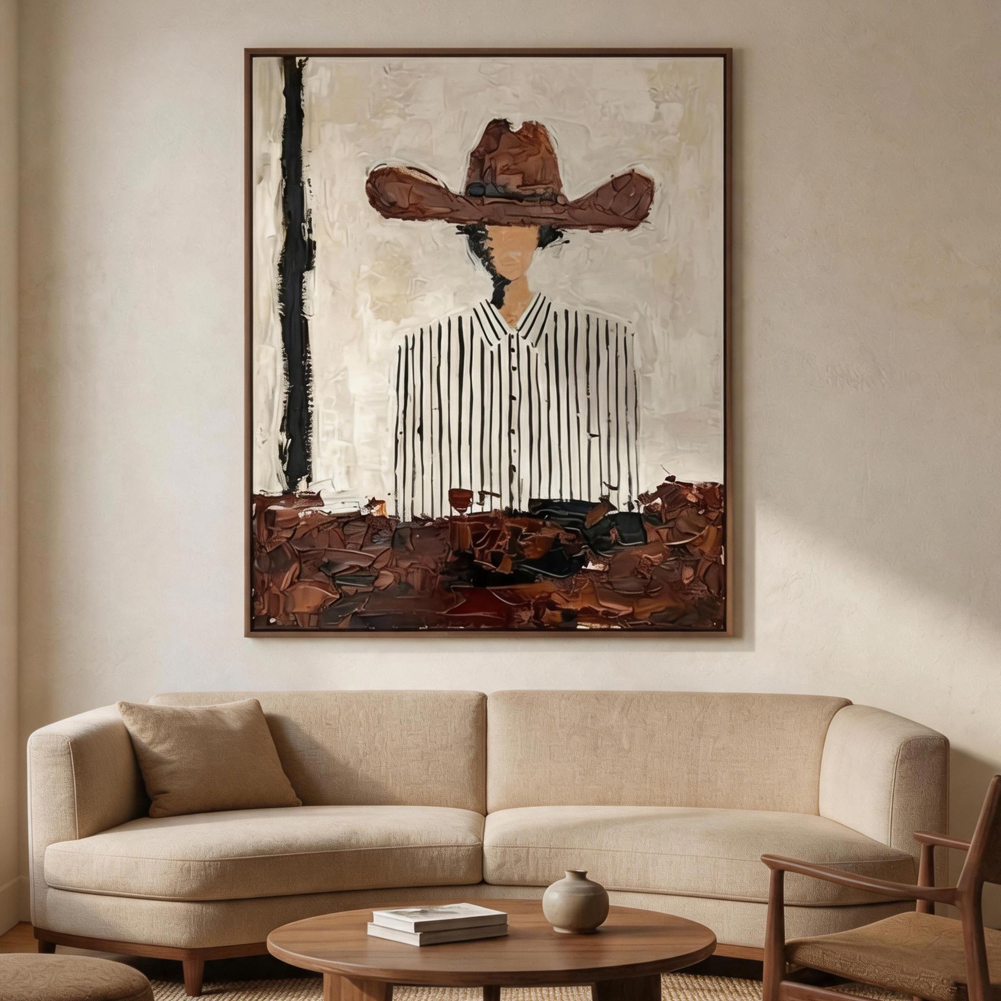 Vintage Americana Art | Myth of the Range MR001