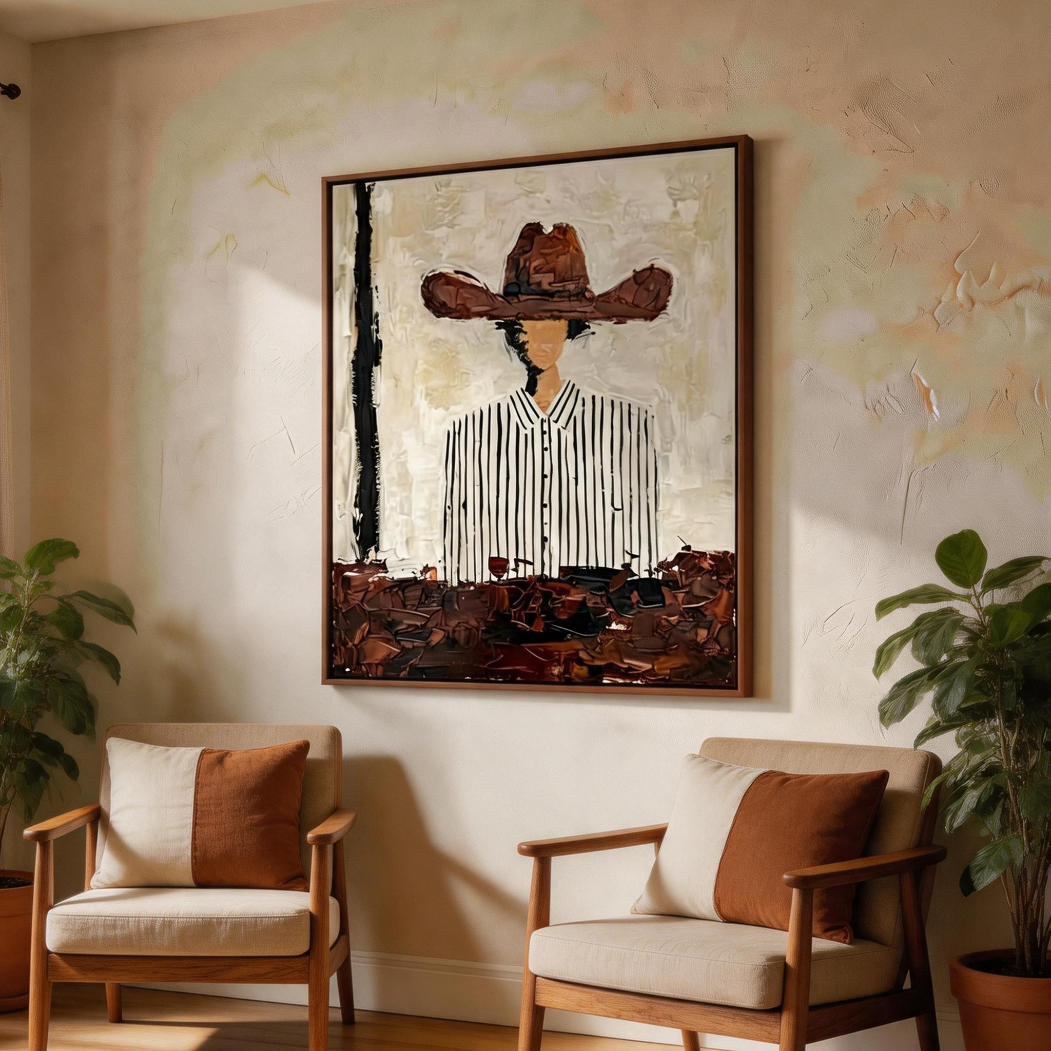 Vintage Americana Art | Myth of the Range MR001