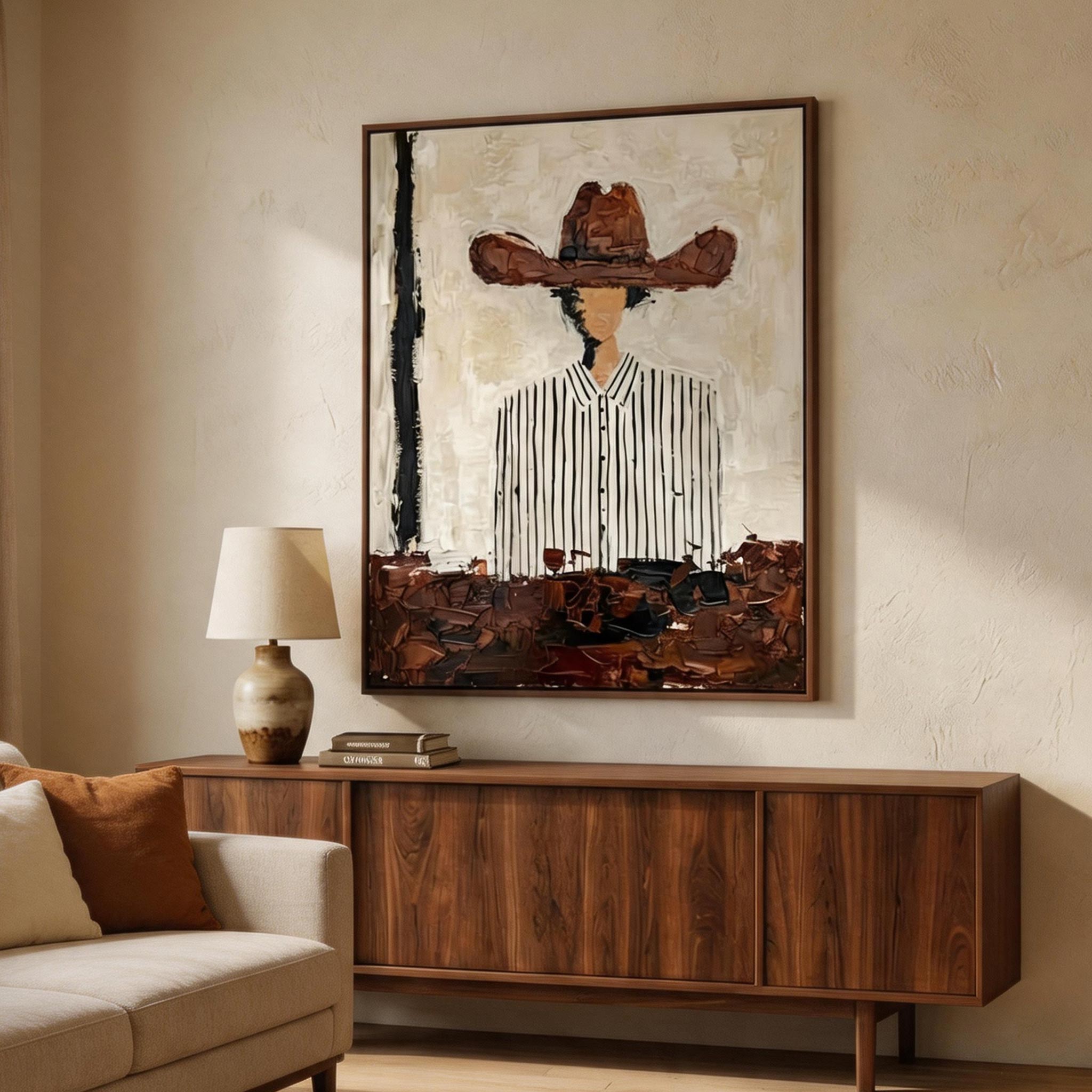 Vintage Americana Art | Myth of the Range MR001