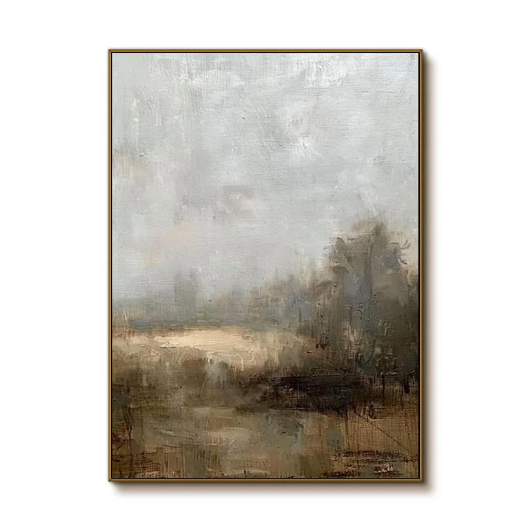 Misty Landscape Abstract Wall Art #MA015