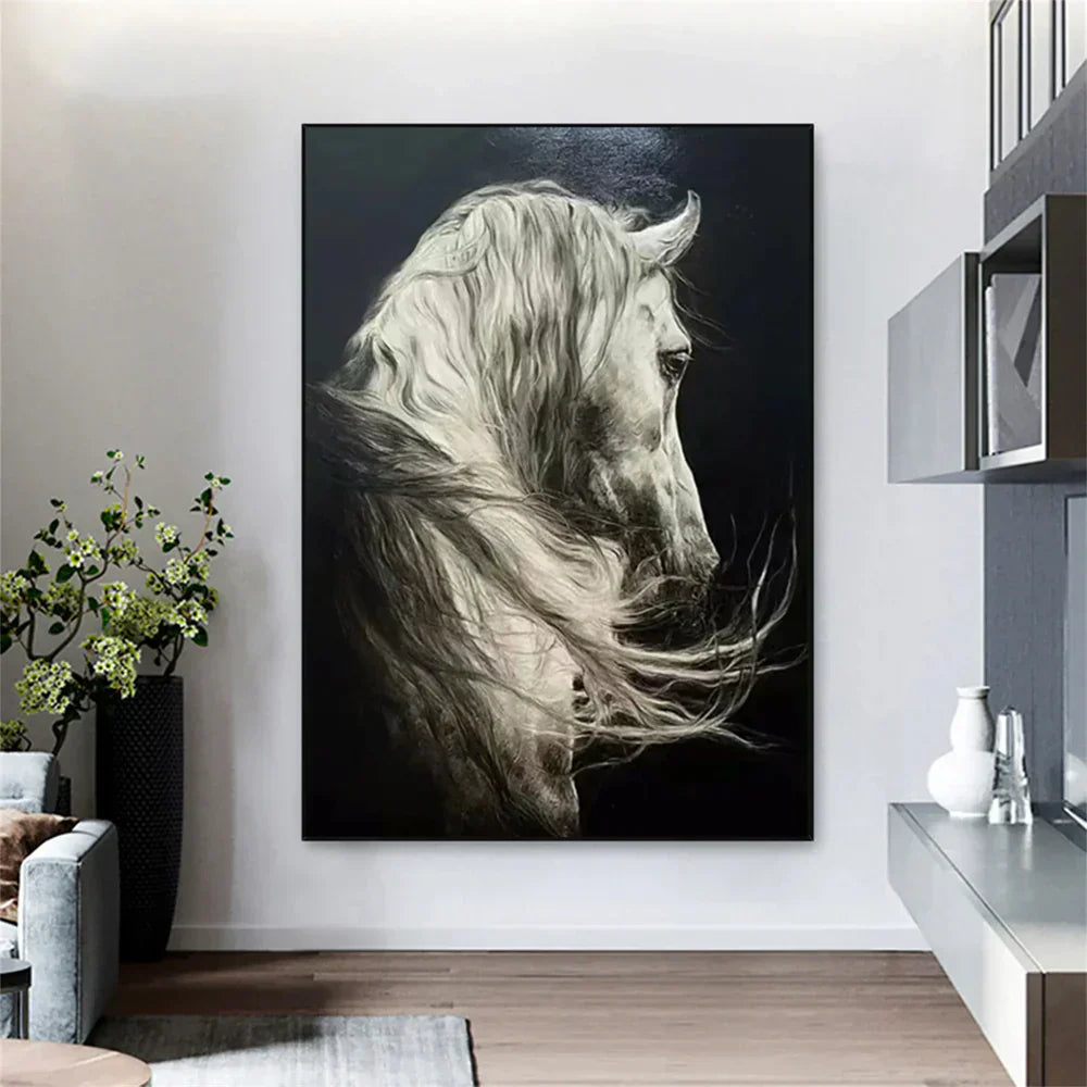 Abstract Animal Art Horse Wall Art  #AT002