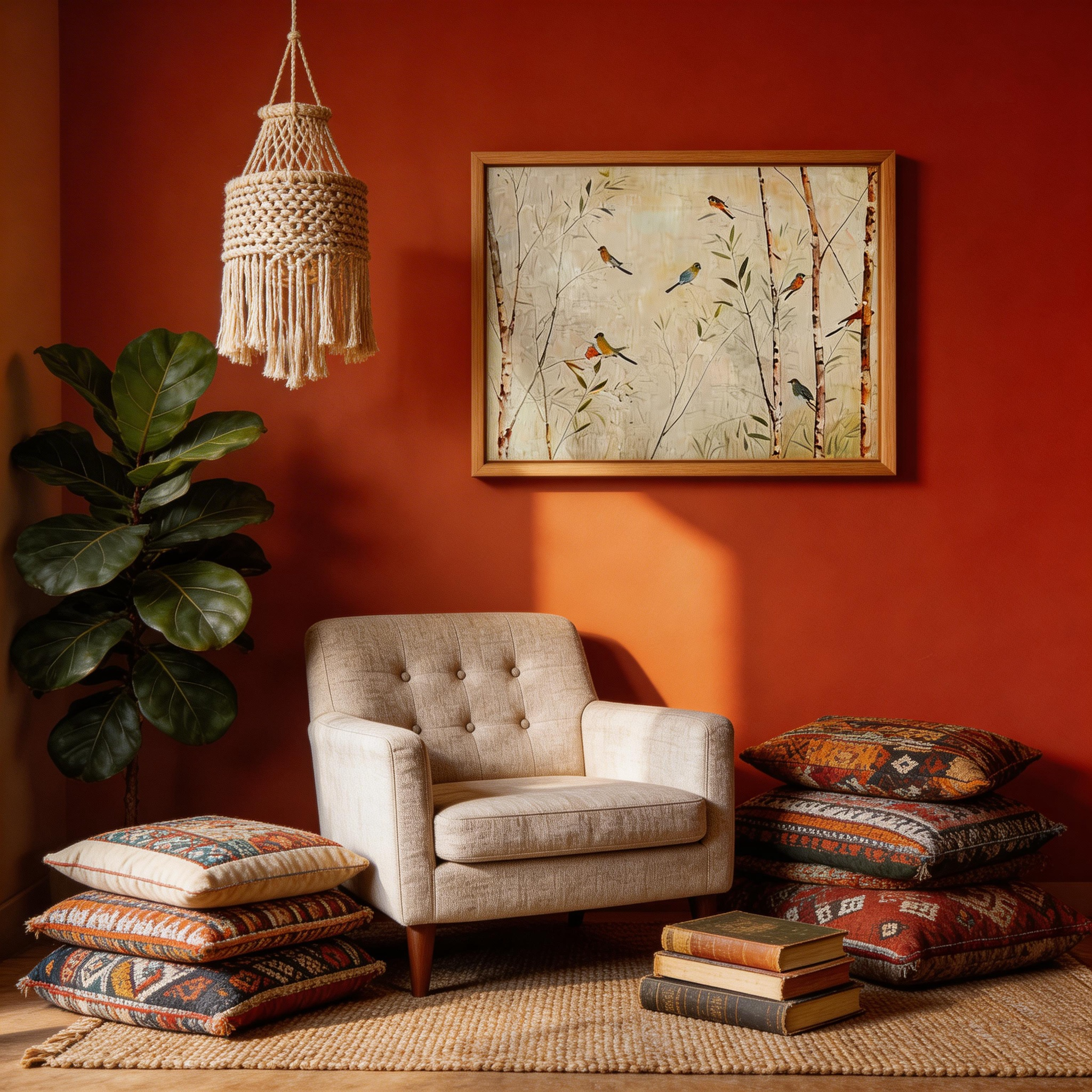 Bird Nature Canvas Wall Art #CP012