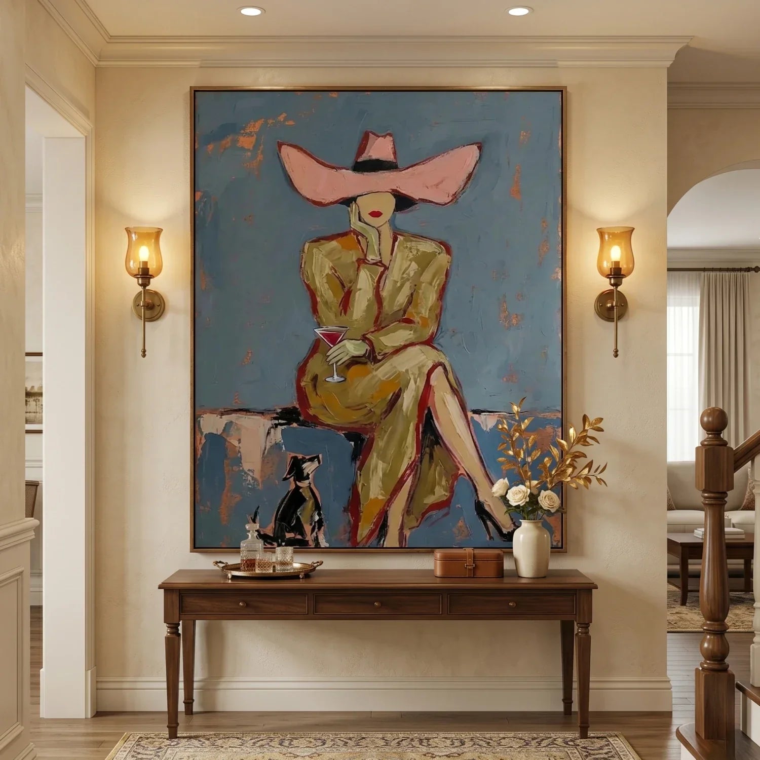 Vintage Americana Art | Velvet Interlude