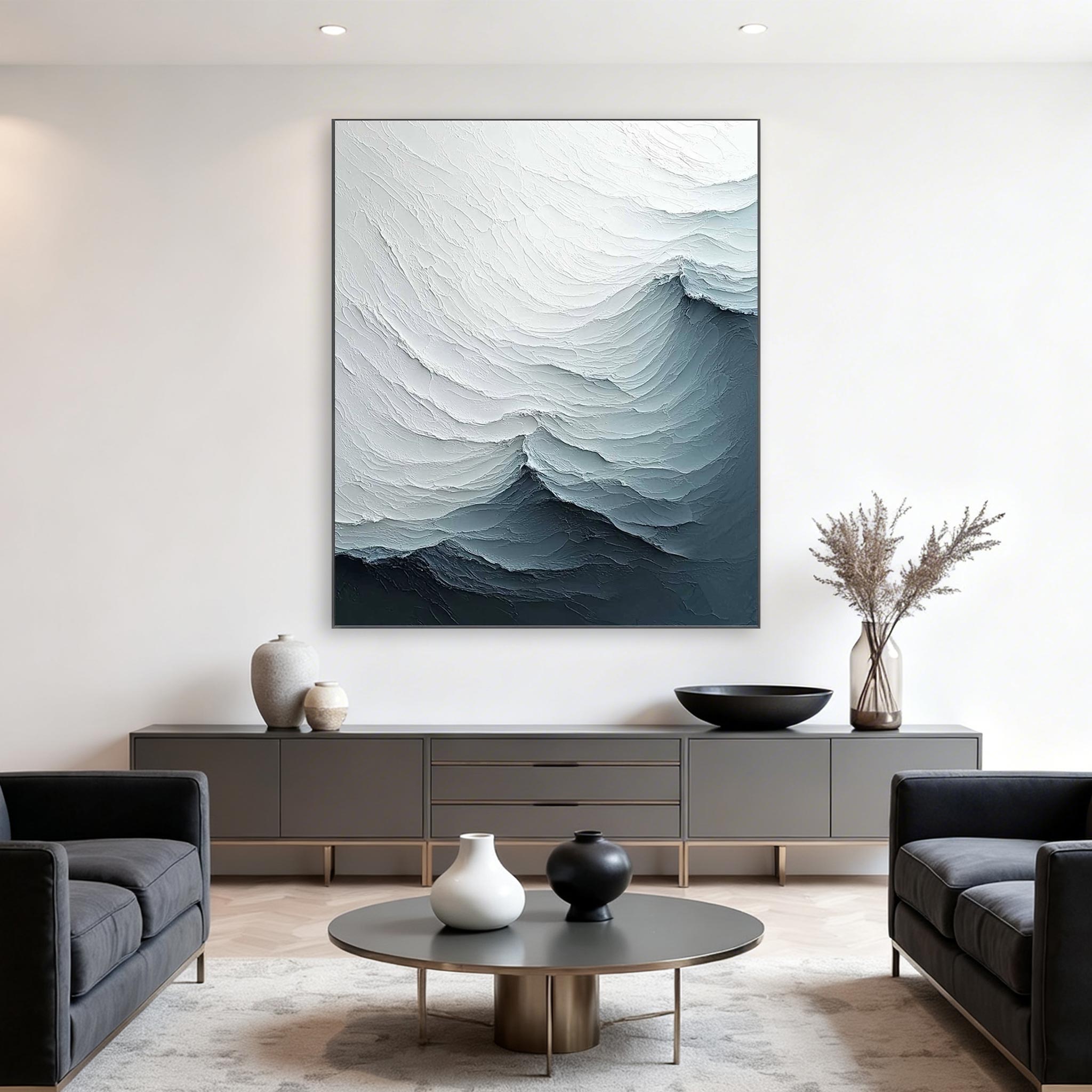 Minimal Ocean Abstract Wall Art #MA003