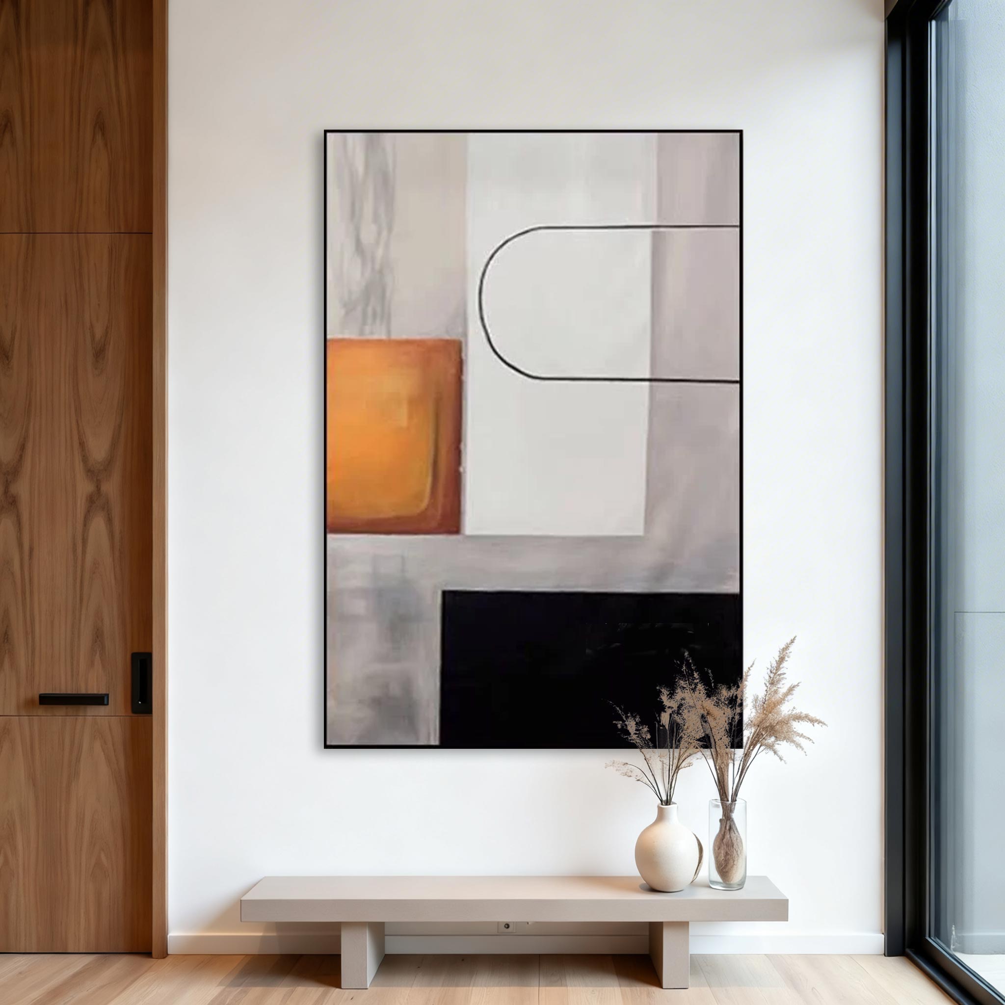 Modern Geometric Abstract Wall Art MA006