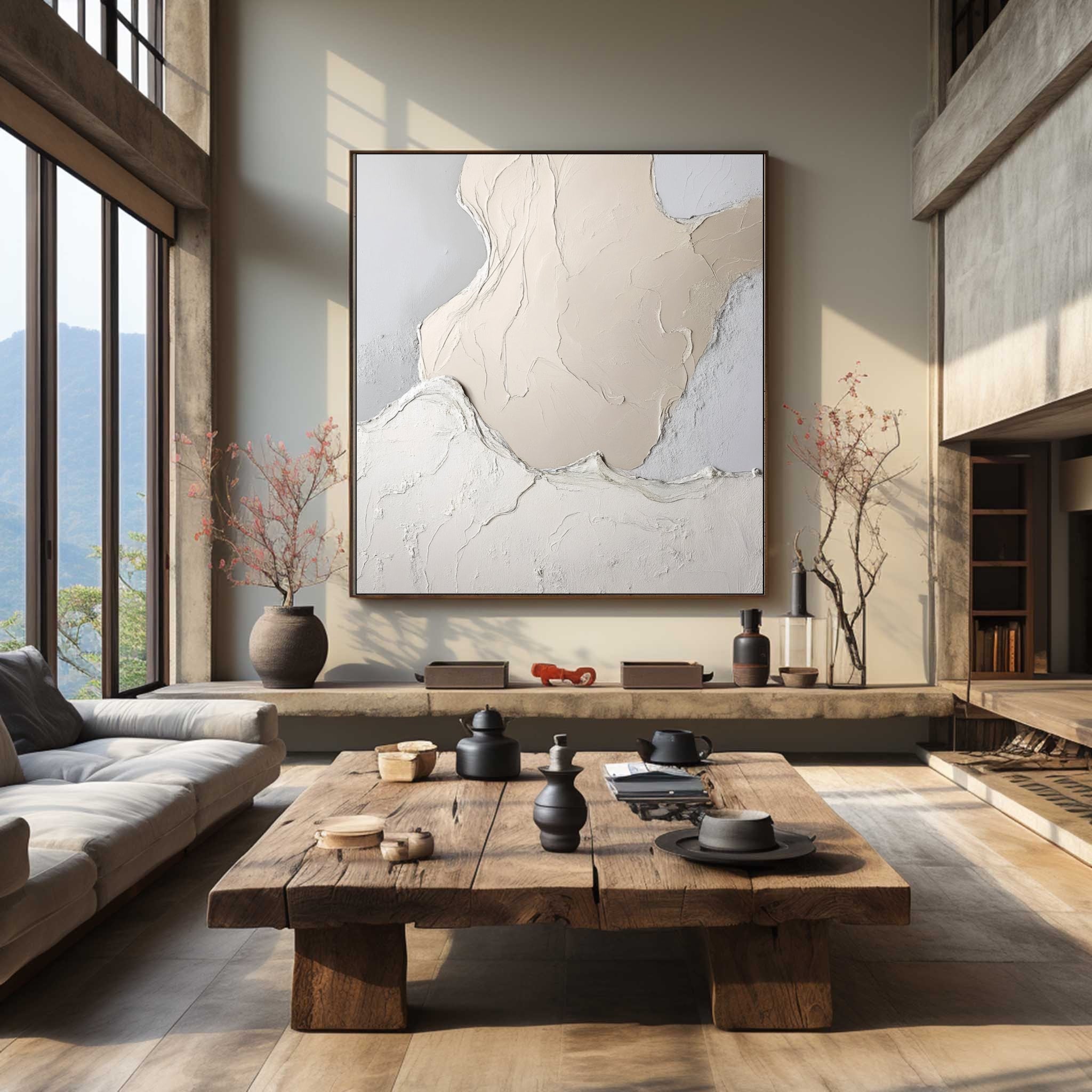 Abstract Art With Gold Accents Painting #AB002