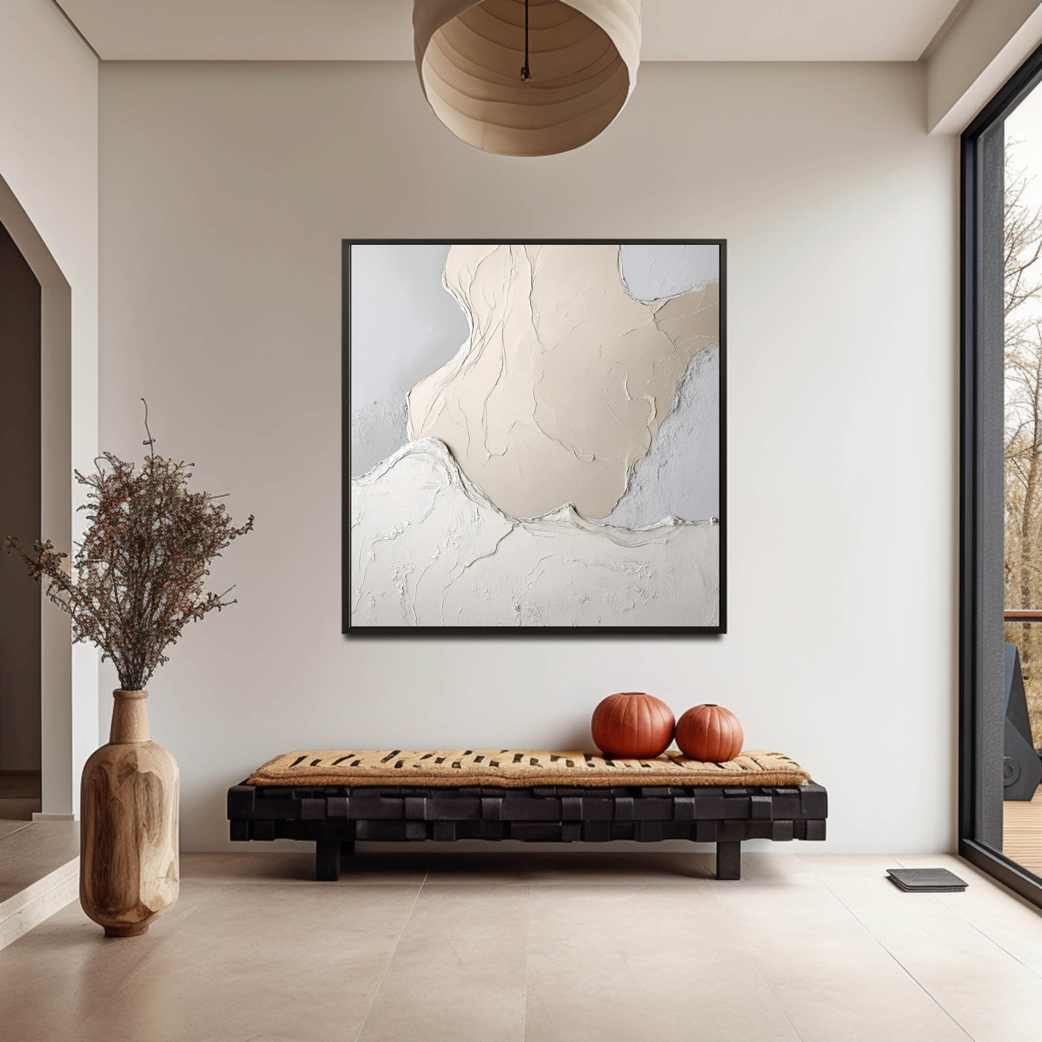 Abstract Art With Neutral Colors Painting #AB001