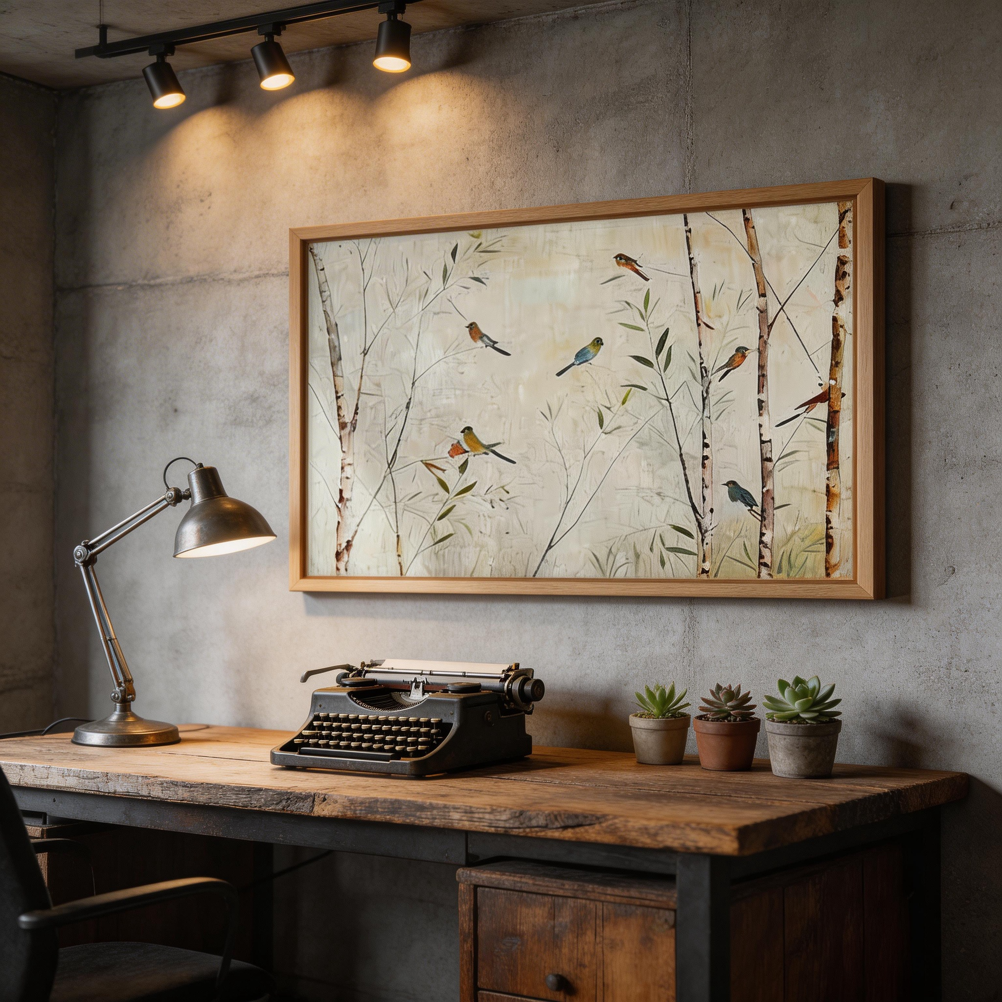 Bird Nature Canvas Wall Art #CP012