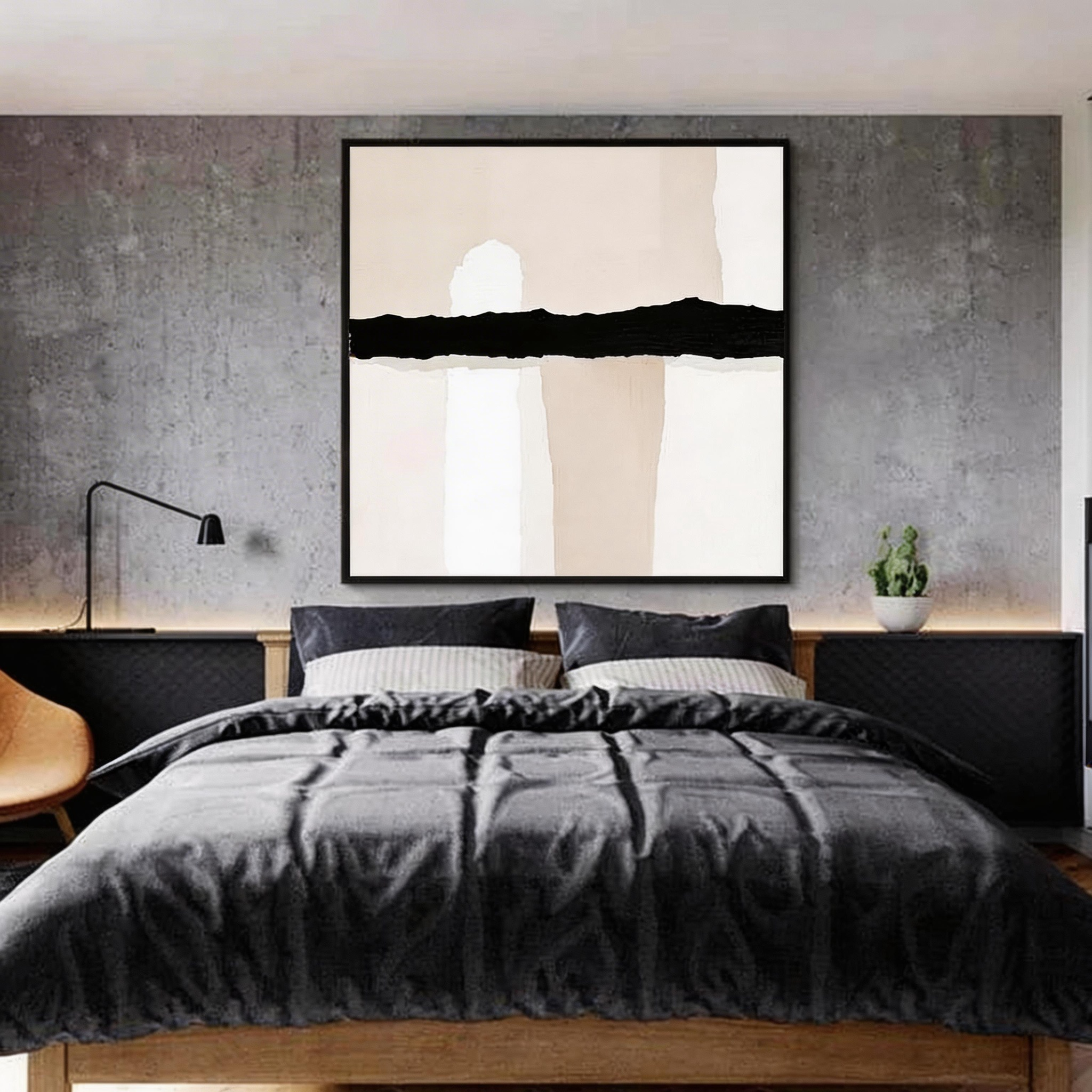 Wabi Sabi Art Painting "Abstract Elegance"#WS003