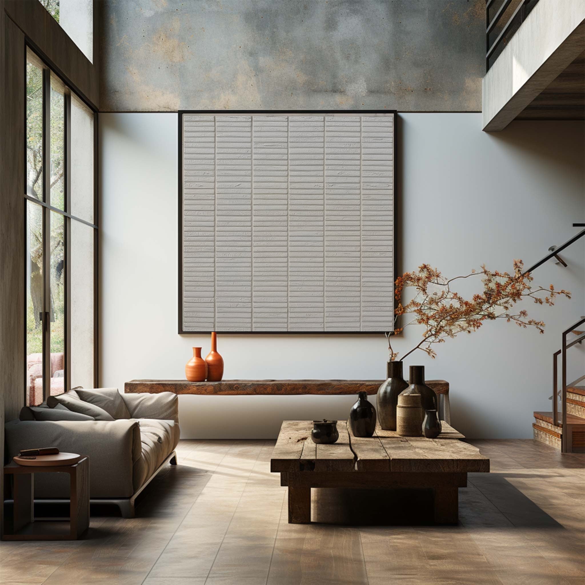 Wabi Sabi Art Painting "Whispers of the Past"#WS002