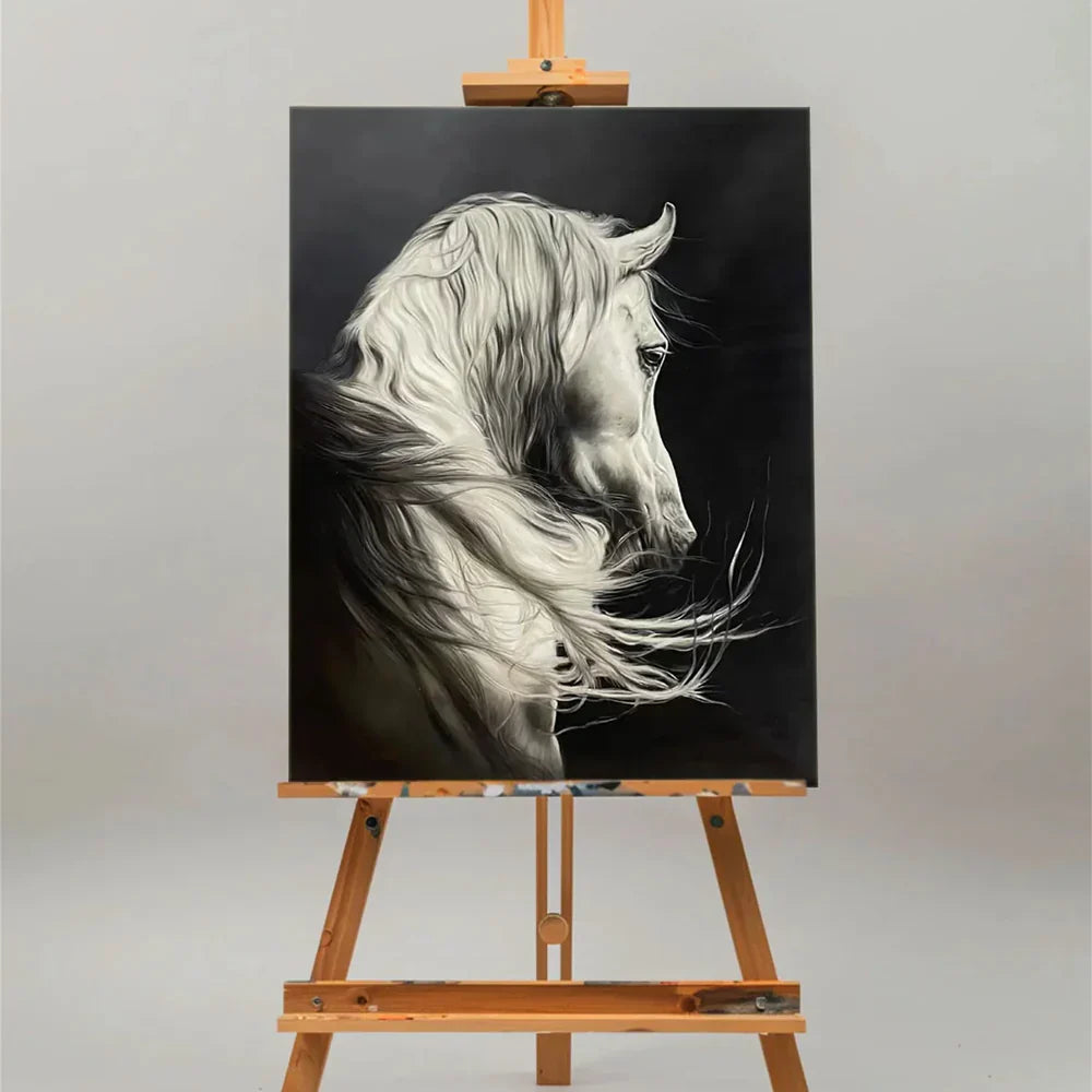 Abstract Animal Art Horse Wall Art  #AT002