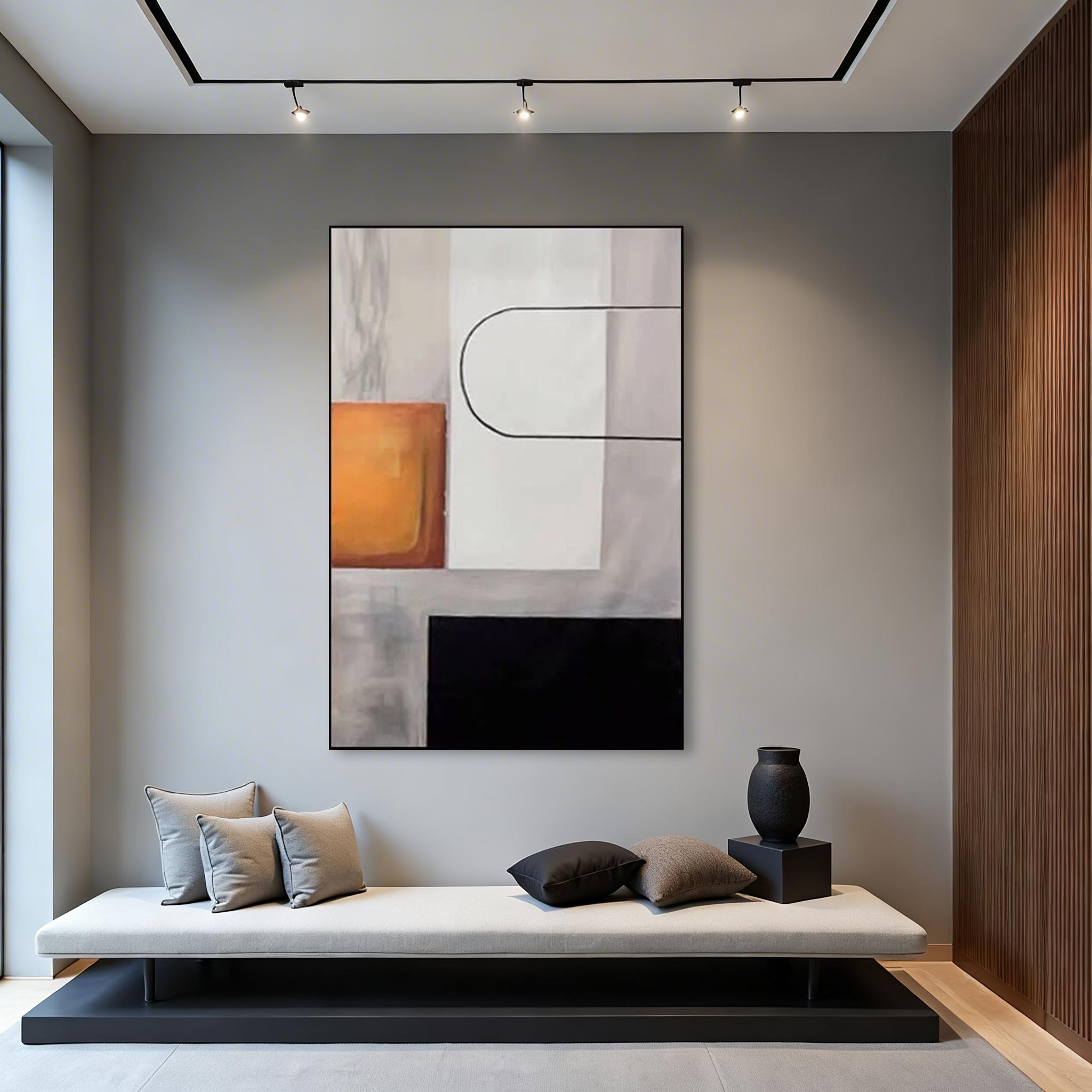 Modern Geometric Abstract Wall Art MA006