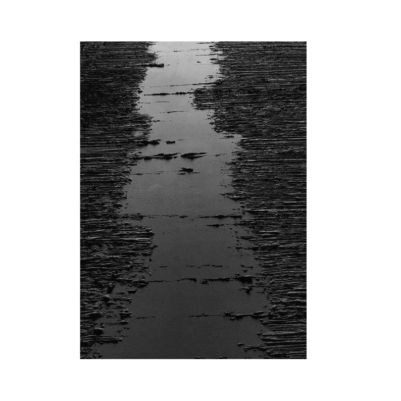 Black and White Minimalist Abstract Wall Art #MA019
