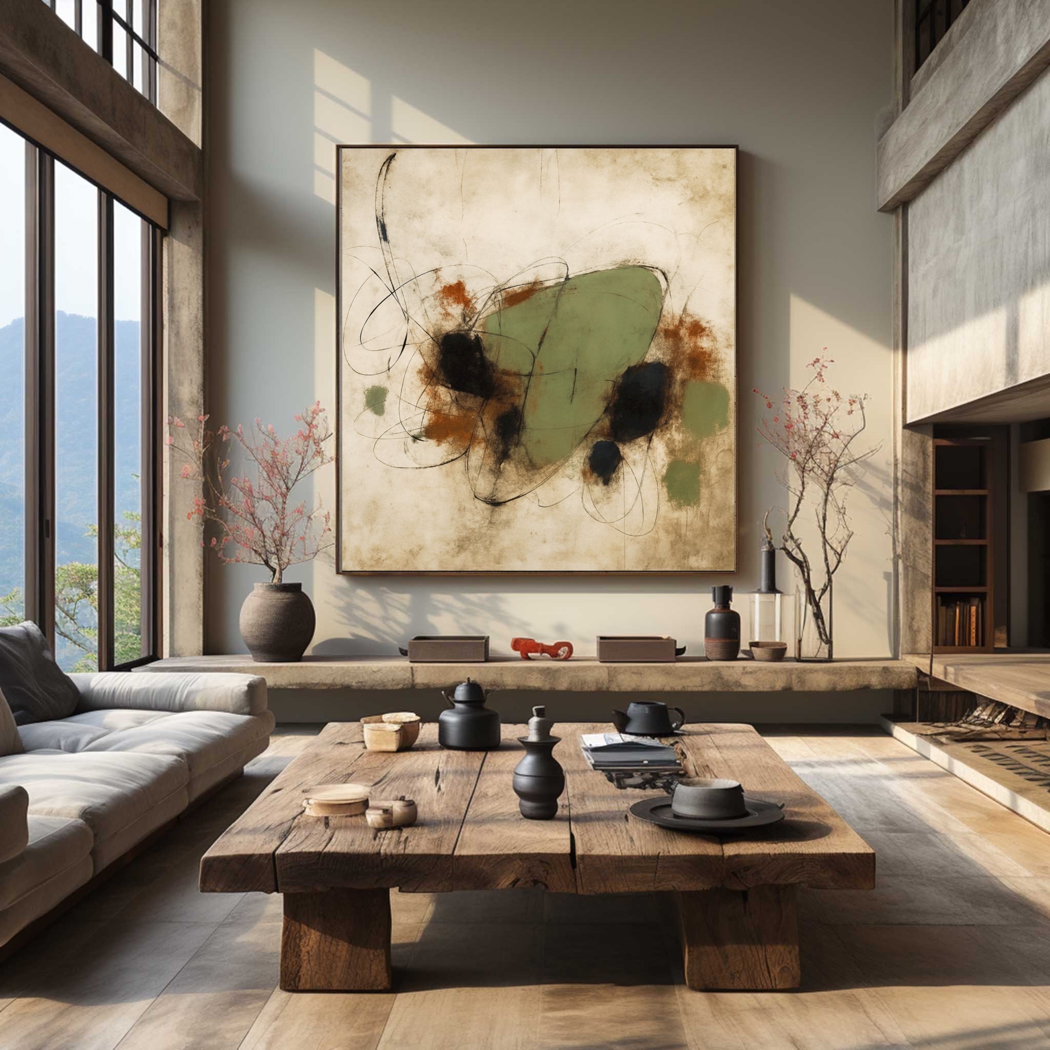 Wabi Sabi Abstract Painting #WS012