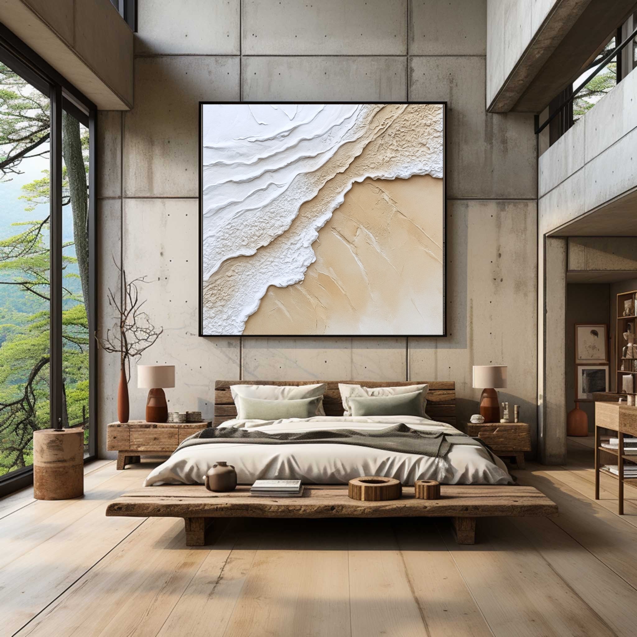 Minimalist Beach And Ocean Art #MB004