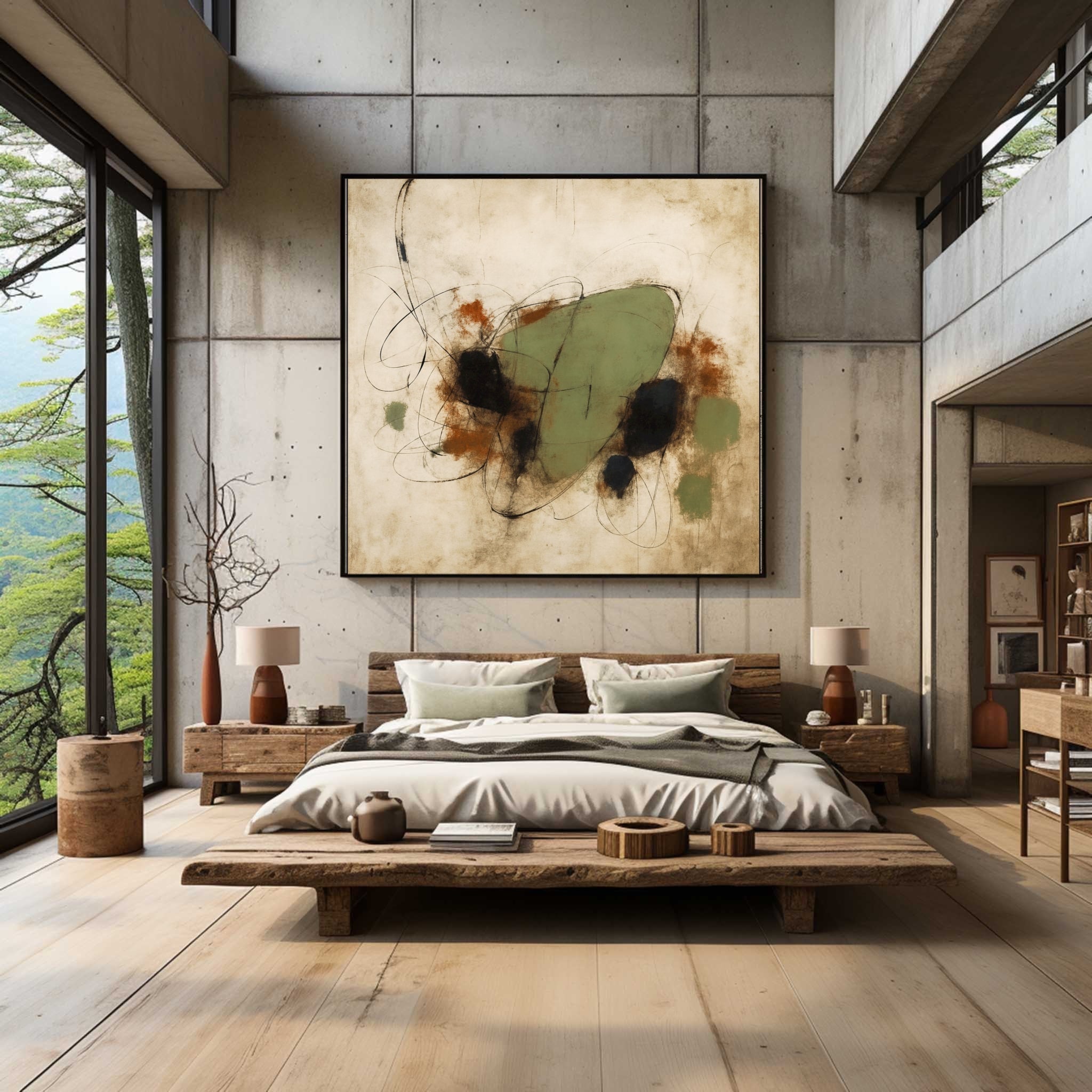Wabi Sabi Abstract Painting #WS012