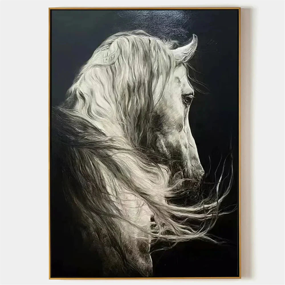 Abstract Animal Art Horse Wall Art  #AT002