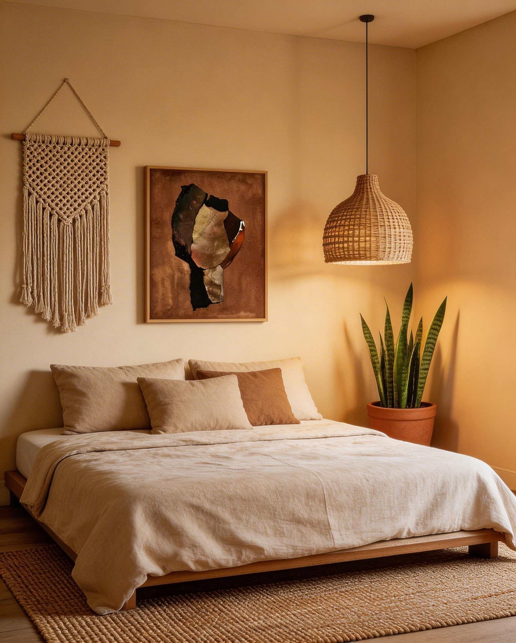 Abstract Industrial Collage Wall Art – Contemporary Mixed Media Canvas #CP016