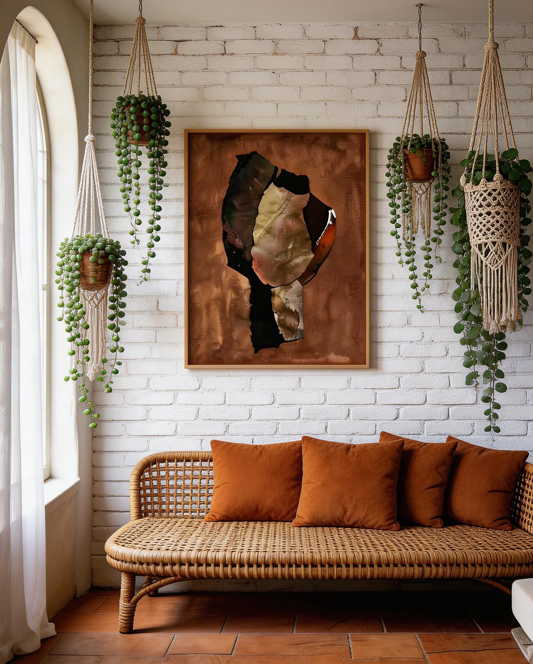 Abstract Industrial Collage Wall Art – Contemporary Mixed Media Canvas #CP016