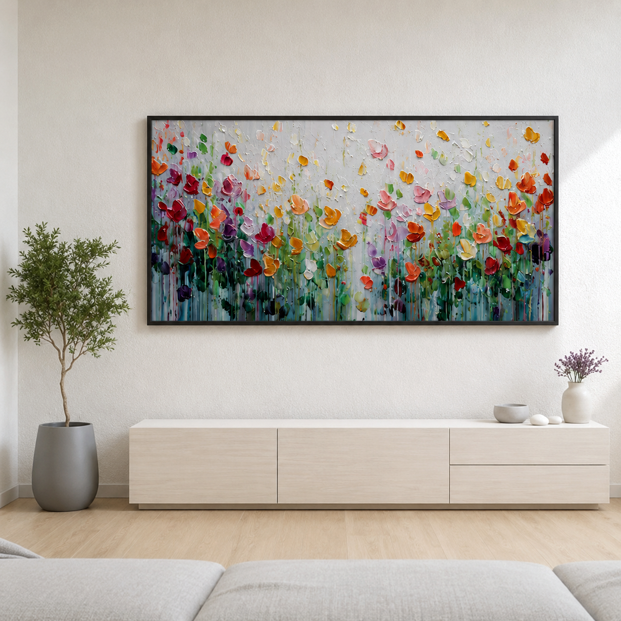 Wildflower Meadow Wall Art #FL001