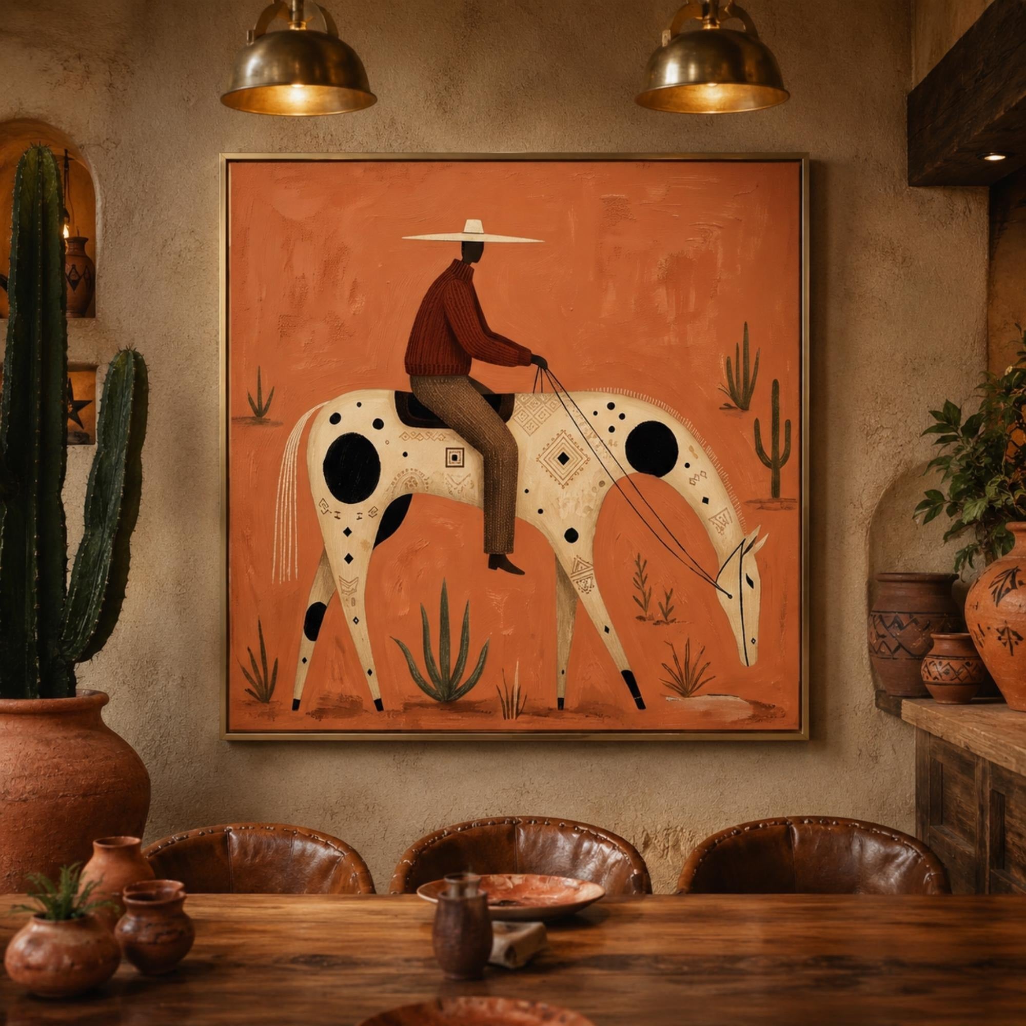 Desert Rider in Clay Tones