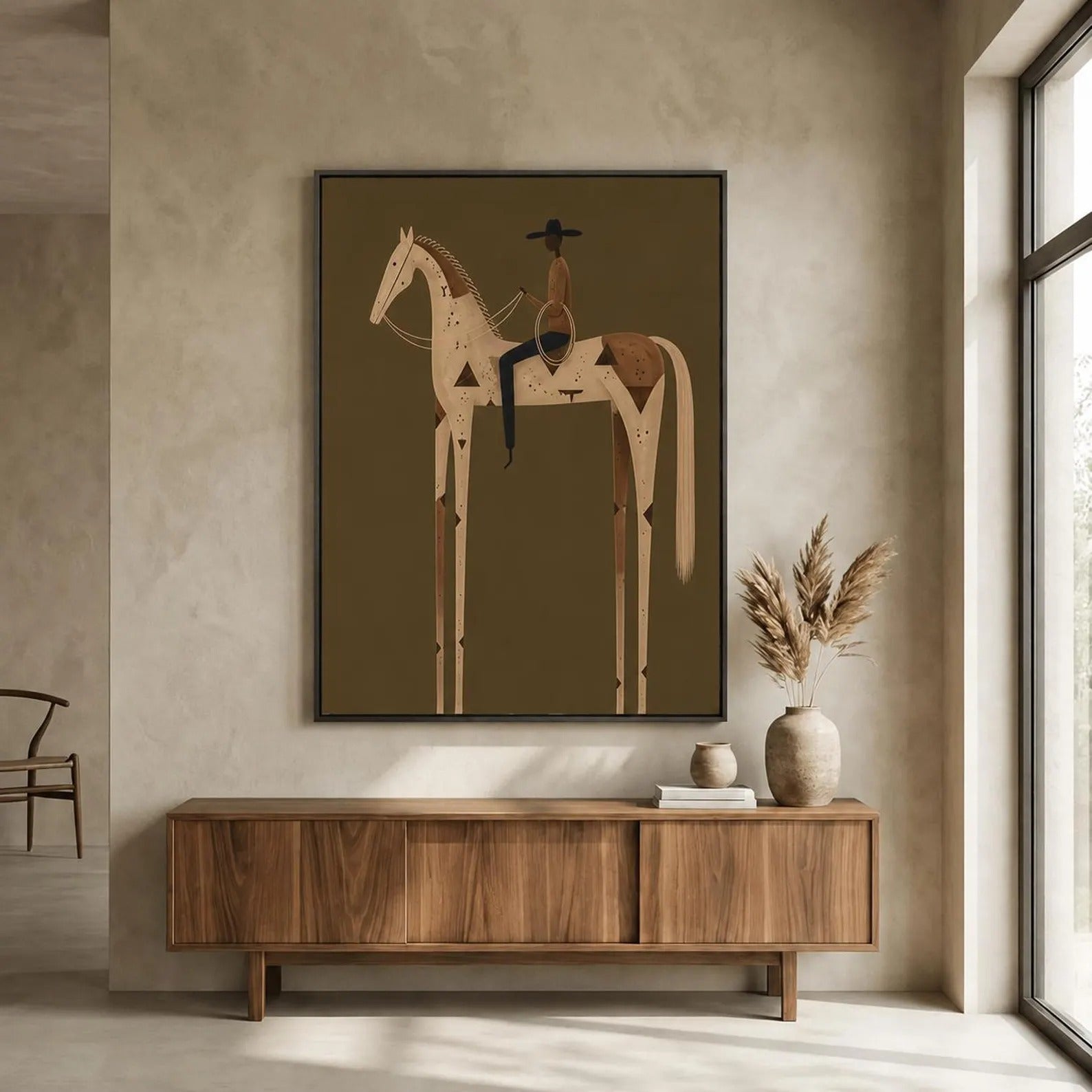 Modern Western Horse Wall Art #WW006